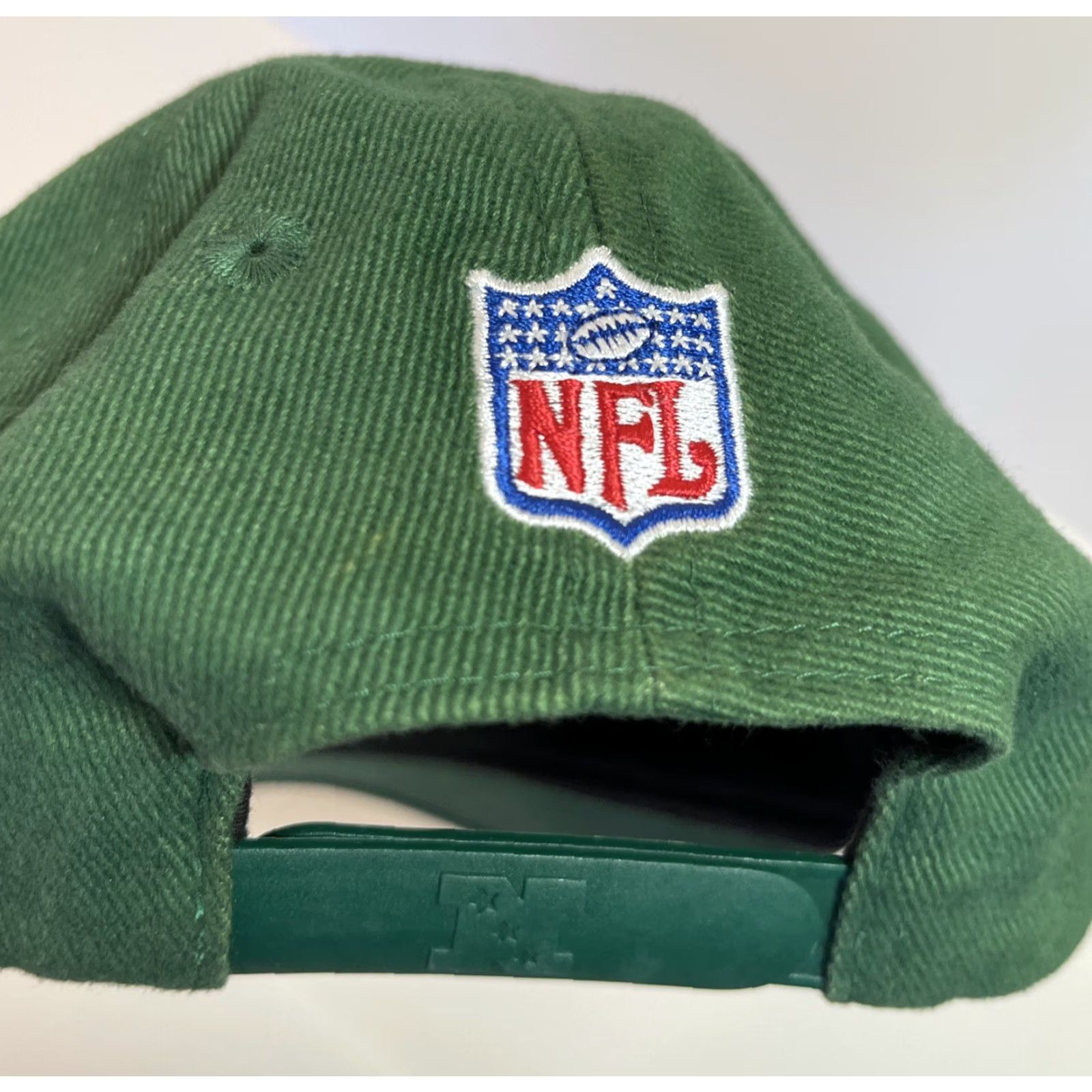 Nike VINTAGE Nike Mens Pro Line 90s Green Bay Packers Hat Cap Strap Back Football Baseball Cap Adjustable Green Mens 90s Size ONE SIZE - 4 Thumbnail