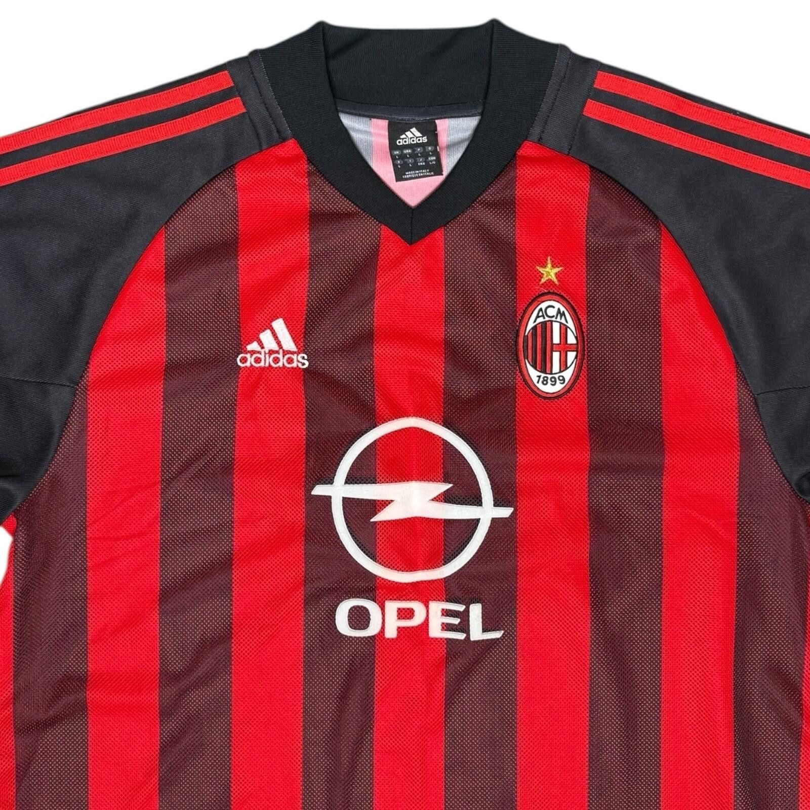 Adidas Vintage Adidas AC Milan 2002/03 Soccer Jersey L Men Football Size ONE SIZE - 3 Thumbnail