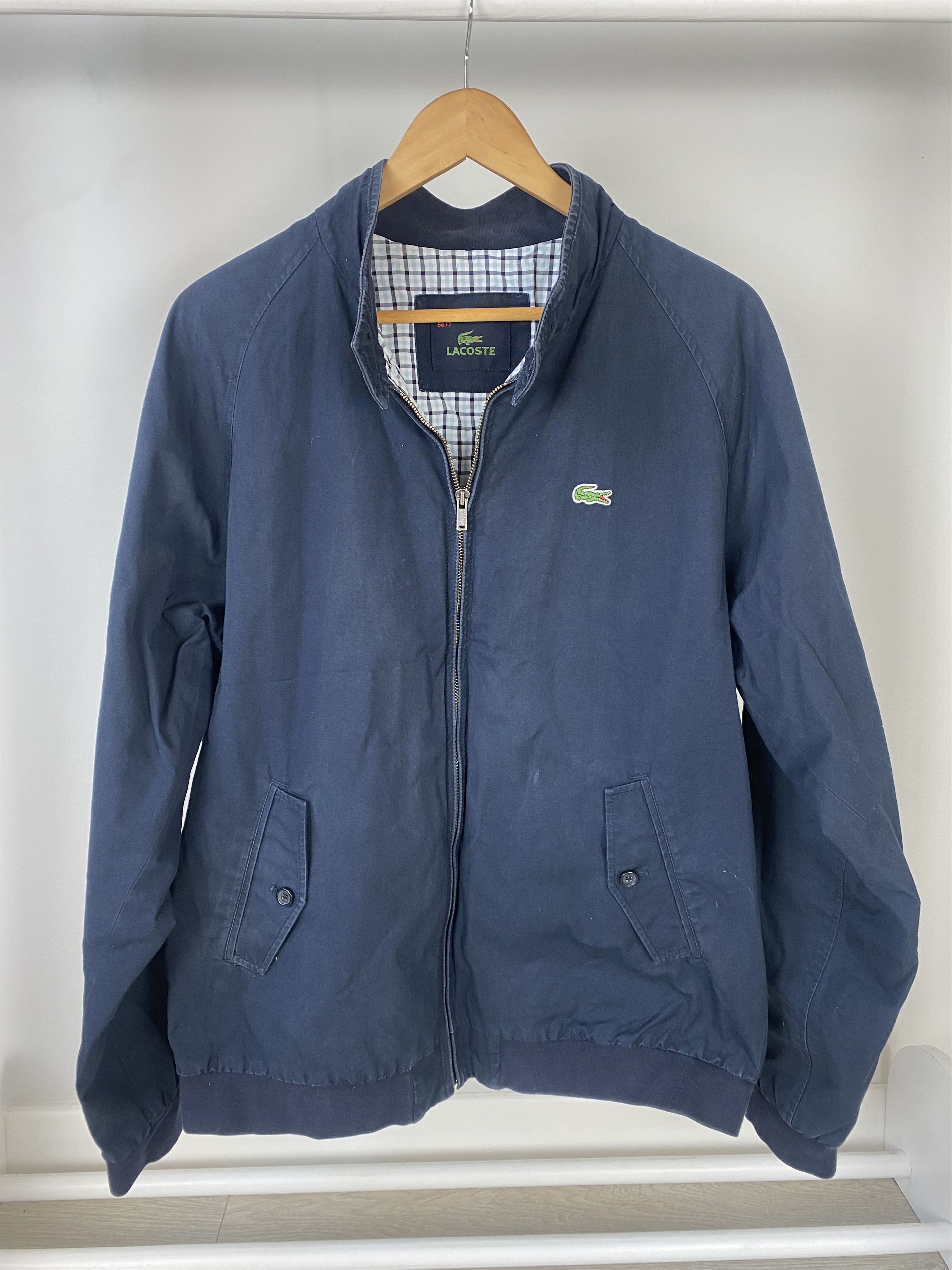 Lacoste × Vintage Lacoste Vintage Bomber Jacket Size US XL / EU 56 / 4 - 1 Thumbnail