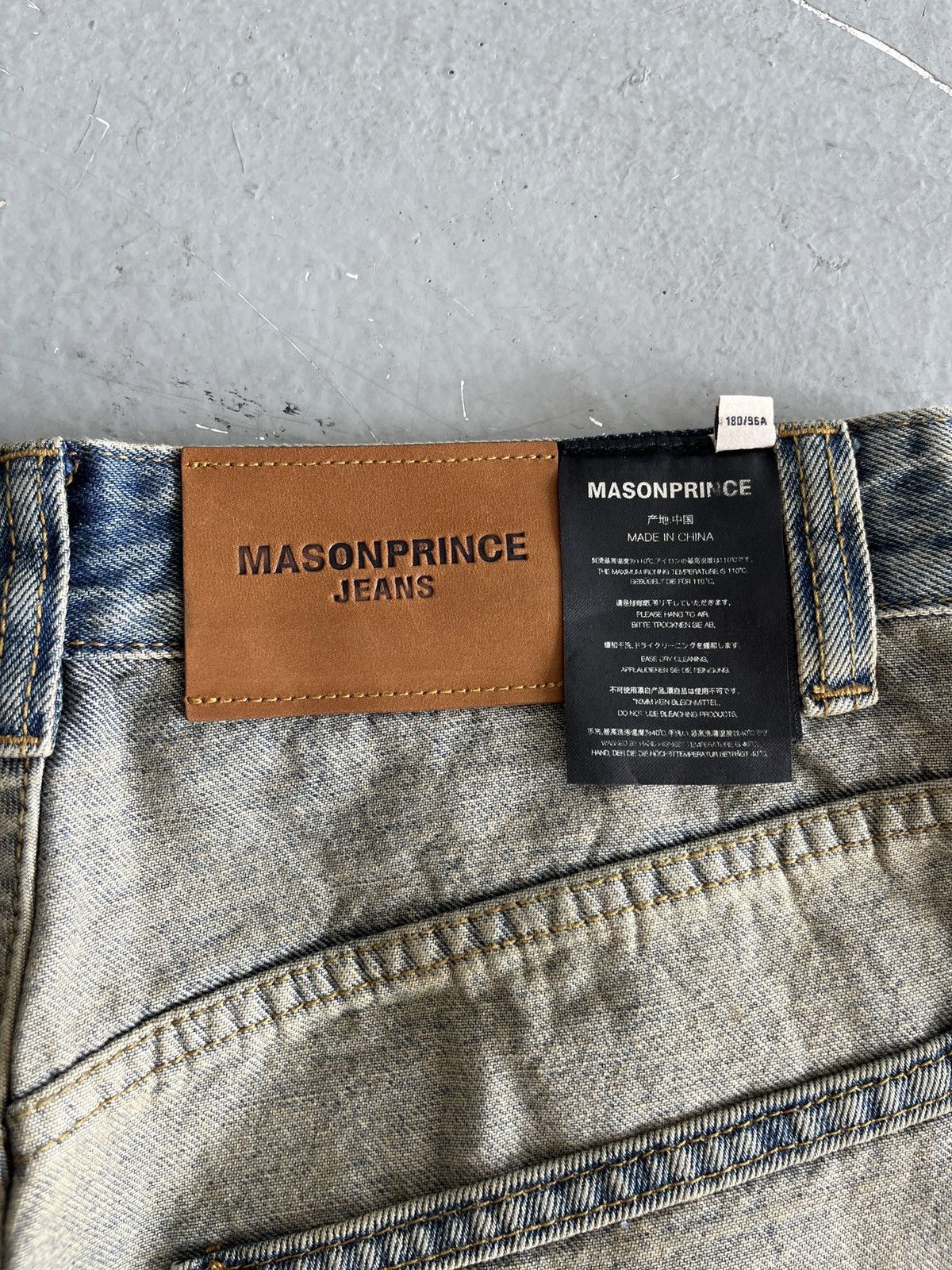 Other Mason Prince Mud Wash Jeans (unisex) Size US 32 / EU 48 - 3 Thumbnail