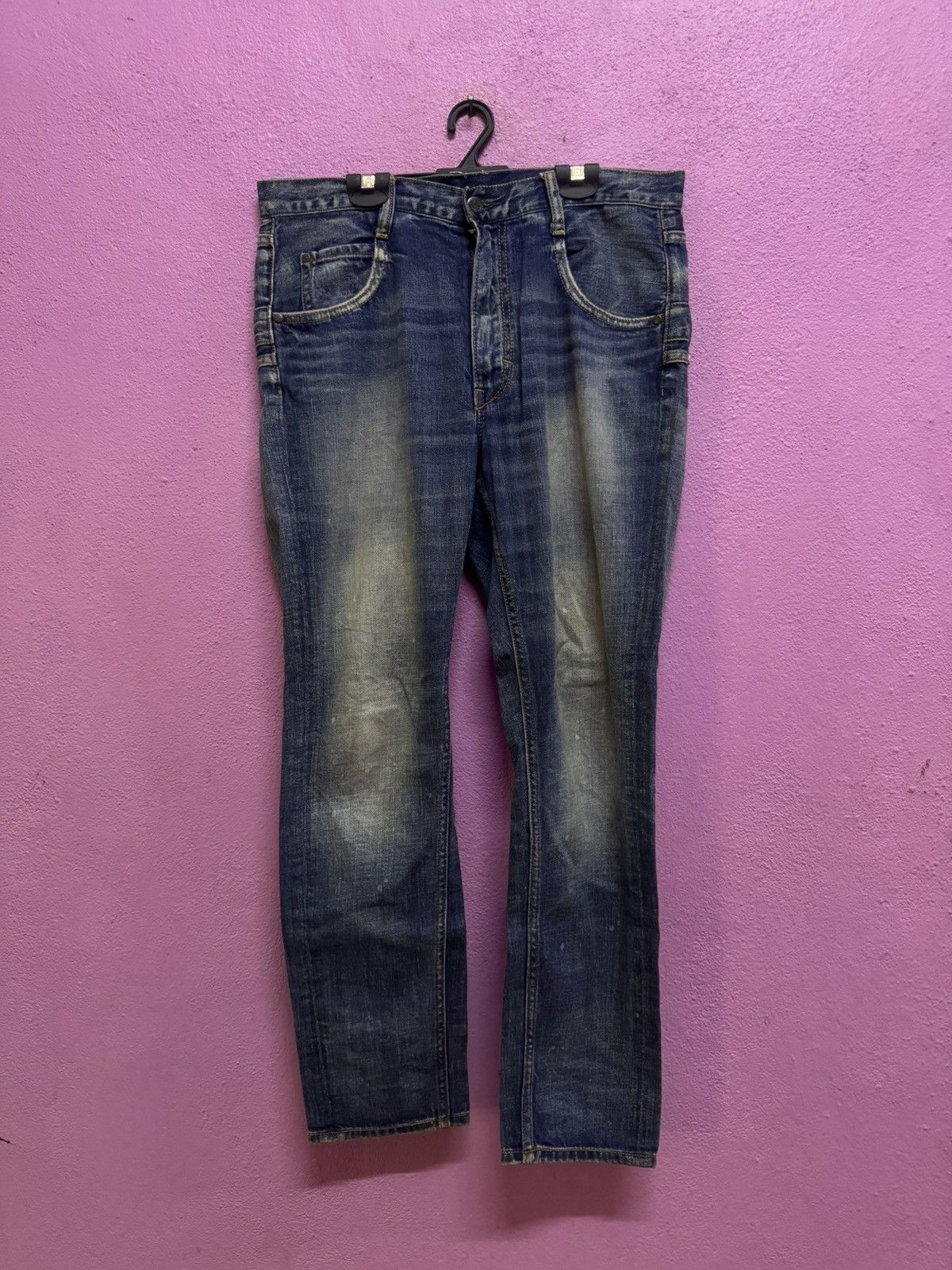 Japanese Brand RNA Inc. Seditionaries Japanese Designer Double Waist Jeans Size US 32 / EU 48 - 1 Thumbnail