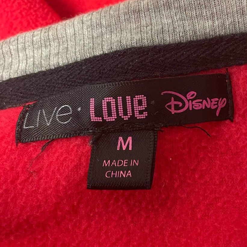 Disney Disney Womens Medium Mickey Mouse Long Sleeve Fleece Top Size M / US 6-8 / IT 42-44 - 5 Thumbnail