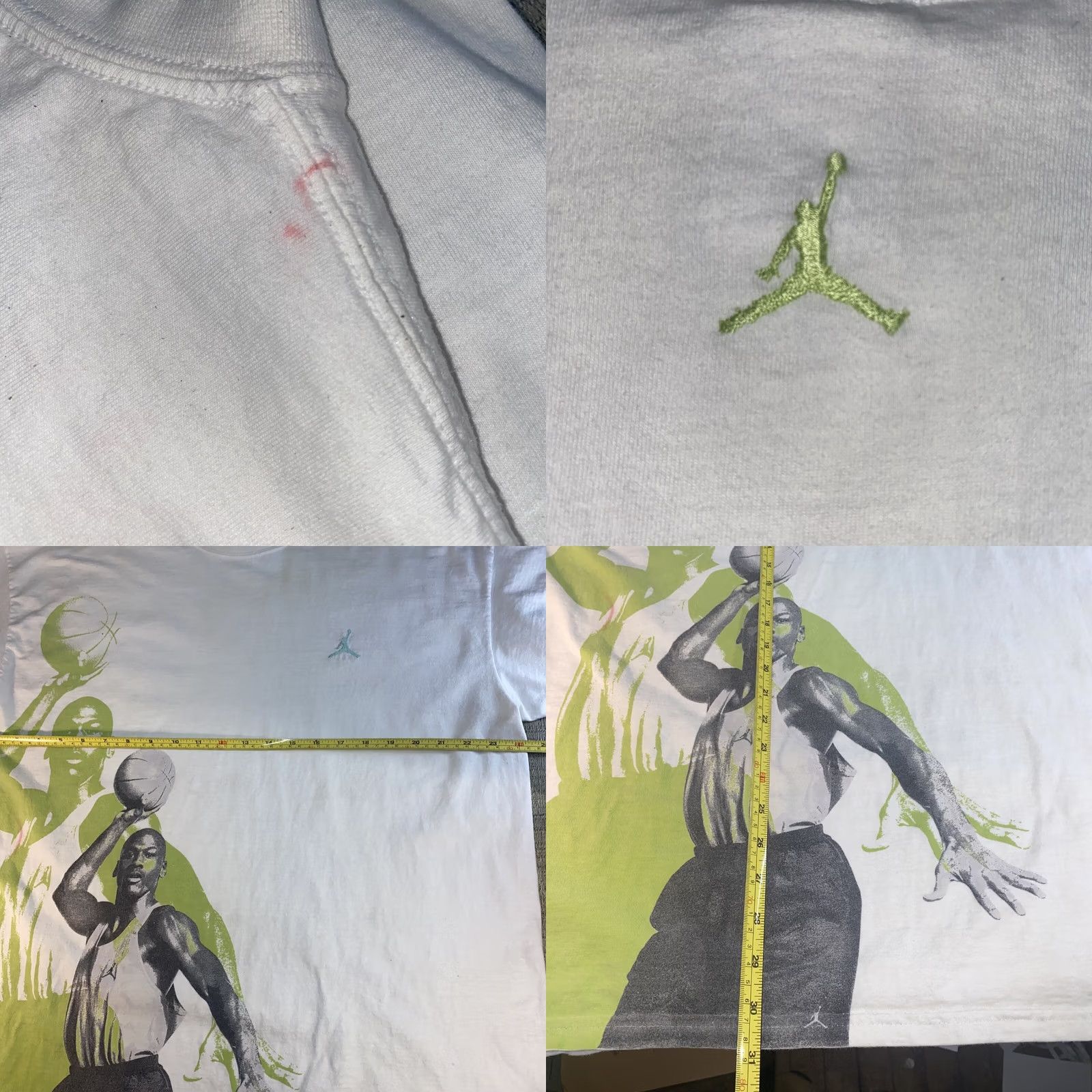Jordan Brand VINTAGE Jordan Brand Tee Shirt XXL Graphic MJ Double Dunk OG 90s Rare Size US XXL / EU 58 / 5 - 8 Thumbnail