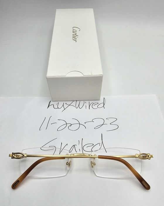 Cartier NEW Cartier Bolon Gold Glasses CT00450 Grailed