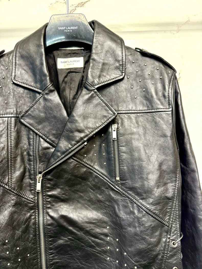 Saint Laurent Paris Saint Laurent Paris 22 SS Show Style Rivet Multi-element Co Size US S / EU 44-46 / 1 - 2 Thumbnail