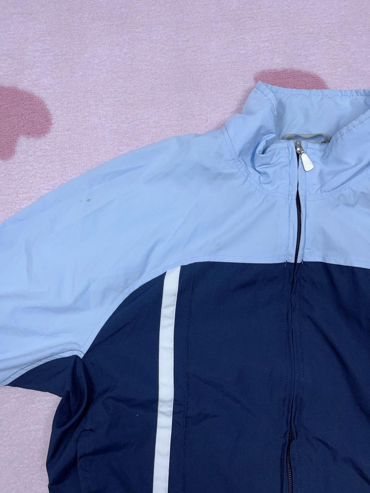Nike × Vintage ➕ y2k vintage Nike baby blue light jacket essential Size US S / EU 44-46 / 1 - 4 Thumbnail