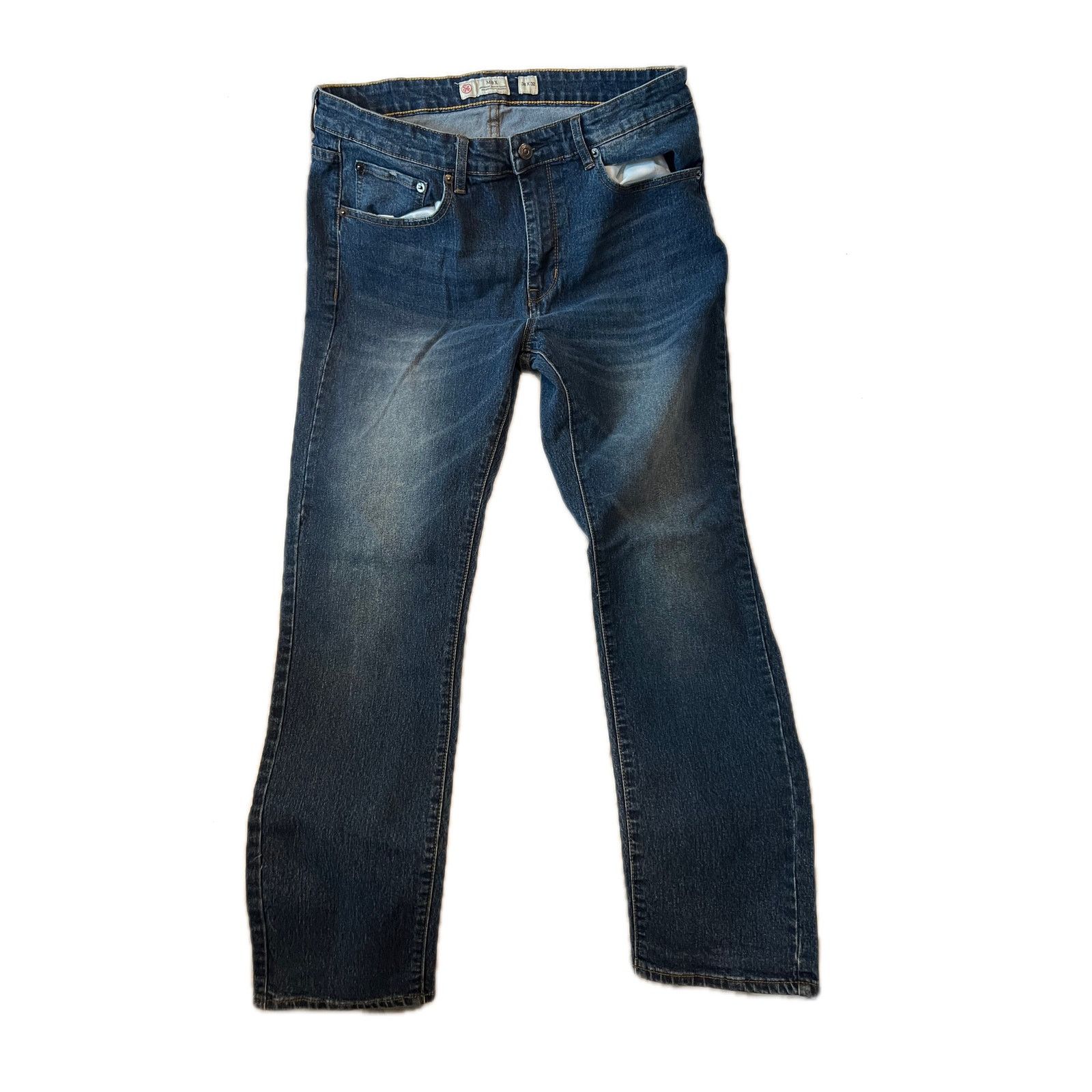 MBX MBX Straight Fit Blue Jeans Mens 36x32M Size US 36 / EU 52 - 1 Thumbnail
