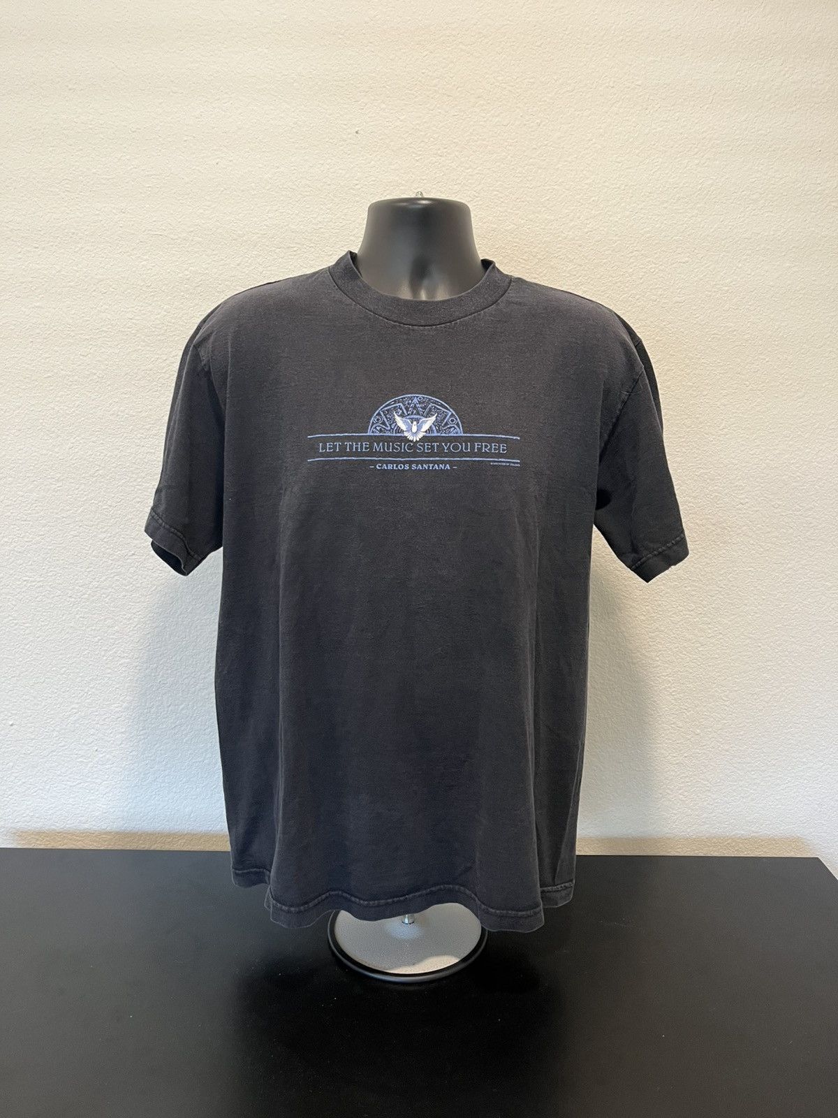 Band Tees × Vintage Carlos Santana shirt let the music set you free vintage 90s Size US L / EU 52-54 / 3 - 1 Thumbnail