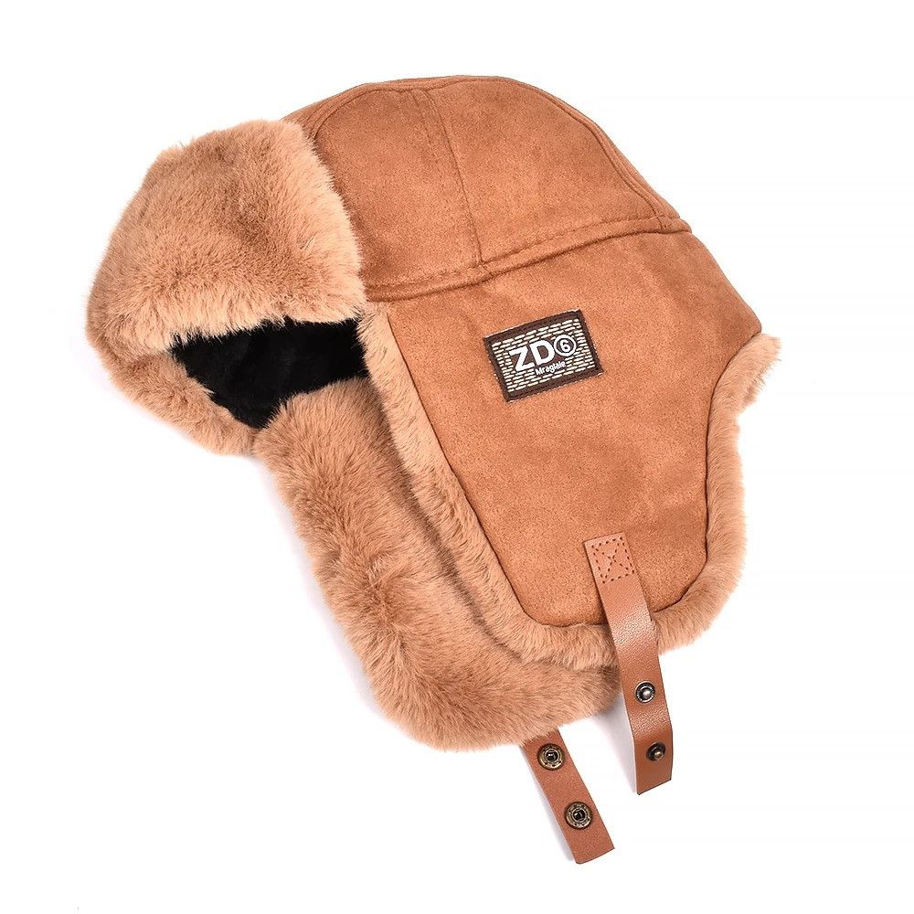 Vintage Bomber Hat Thick Warm Size ONE SIZE - 4 Thumbnail