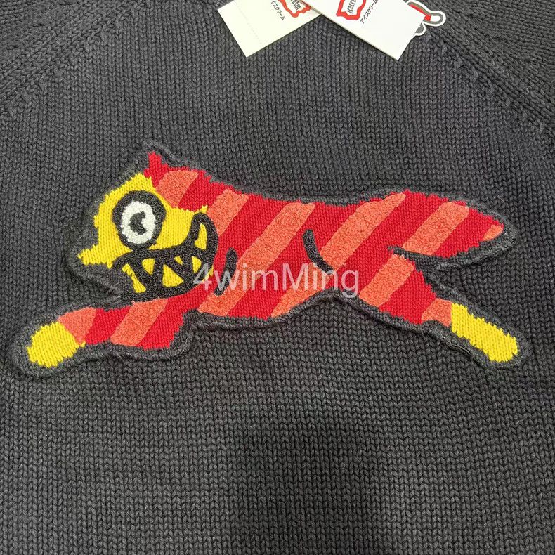 Billionaire Boys Club BBC ICECREAM Handcrafted Running Dog Knit Sweater Q7 Size US M / EU 48-50 / 2 - 6 Thumbnail