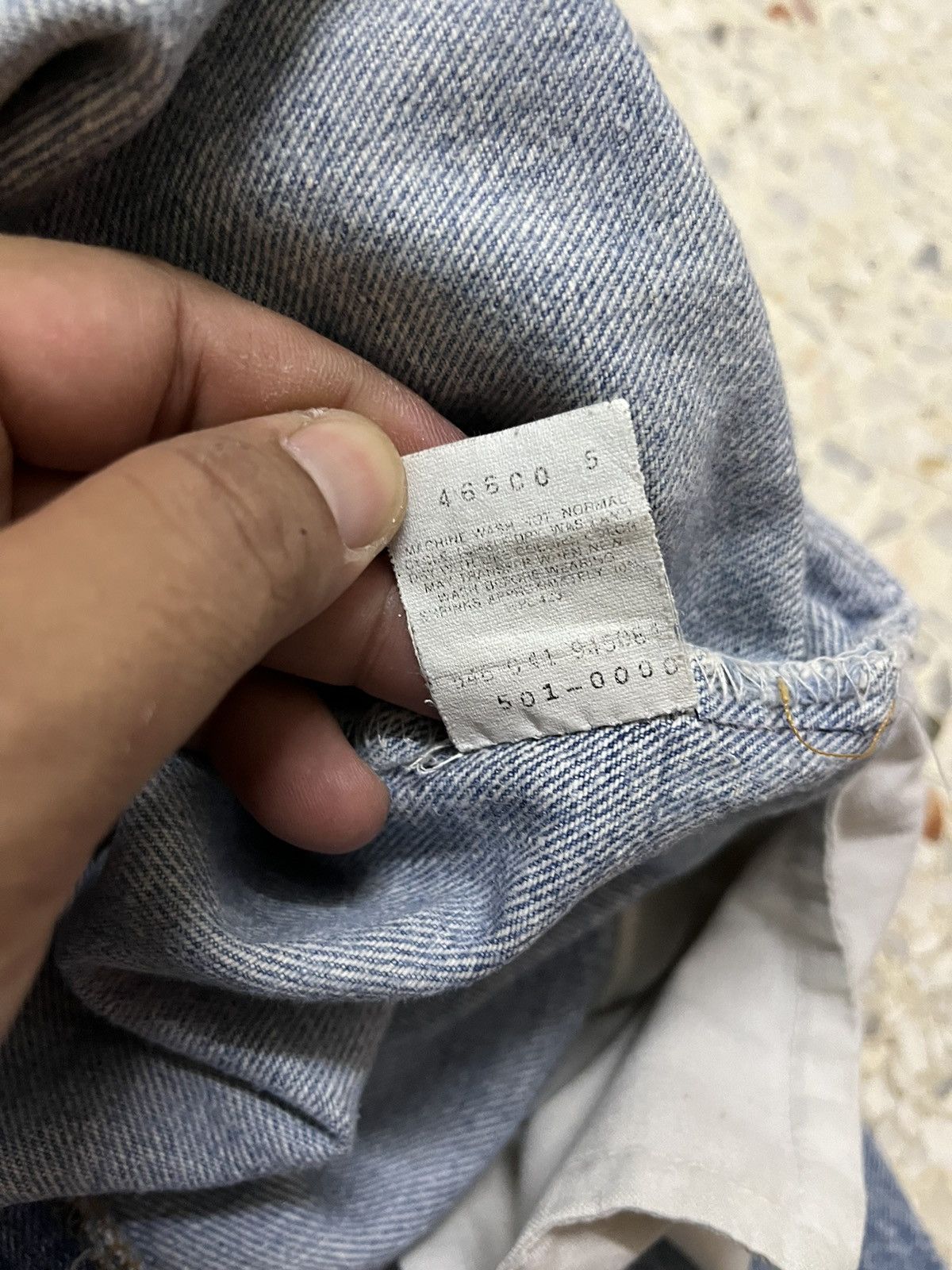 Levi's Rare 90a Levi’s 501XX Light Blue Wash Distressed Vintage Size US 31 - 6 Thumbnail