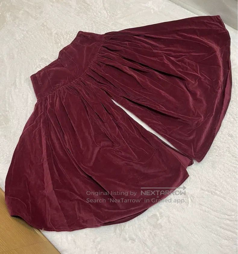 Kapital Kapital Size 0 Nine-point velvet wide flared high-hill trou Size US 28 / EU 44 - 2 Thumbnail