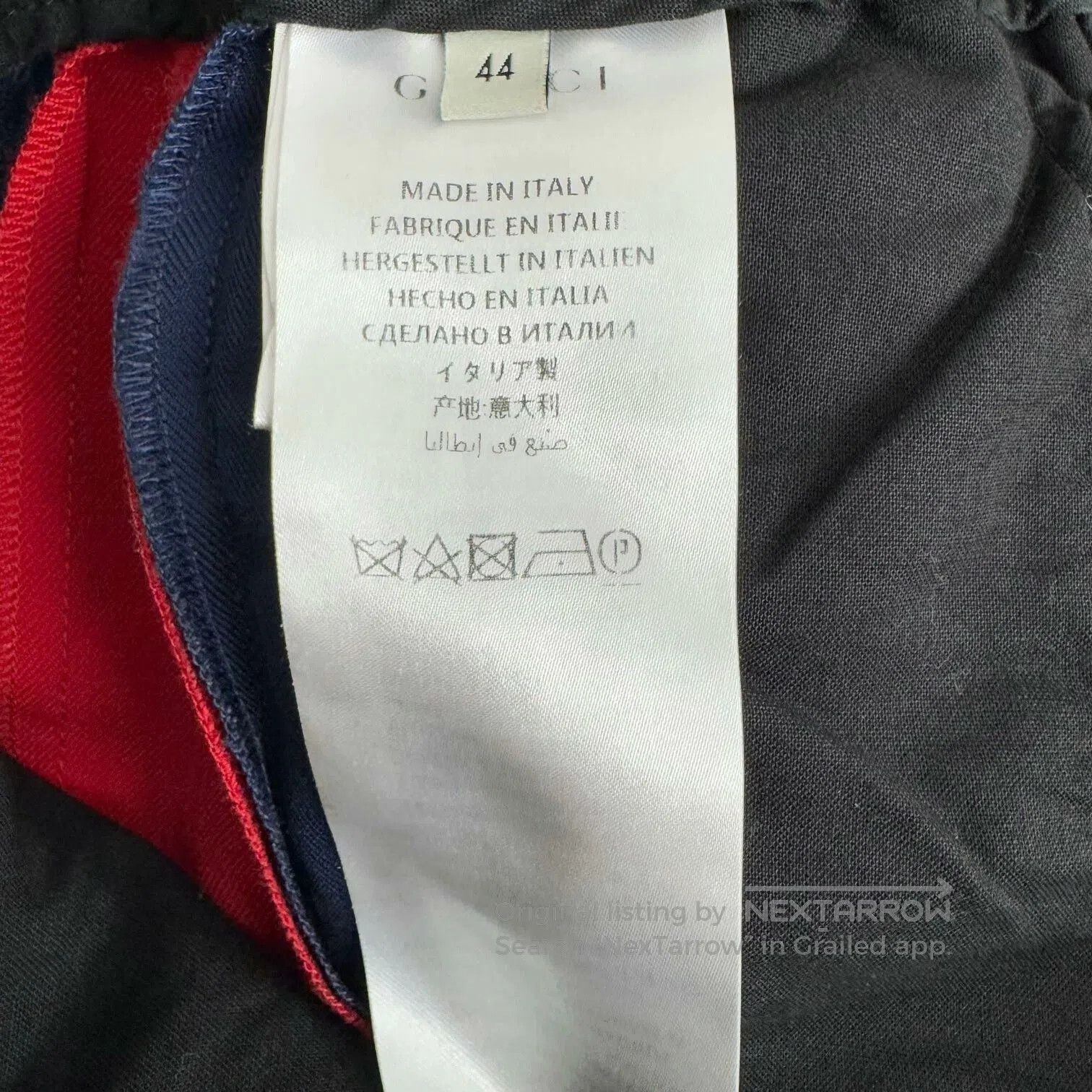 Gucci Gucci Red and Blue Striped Trousers. Size US 30 / EU 46 - 4 Thumbnail