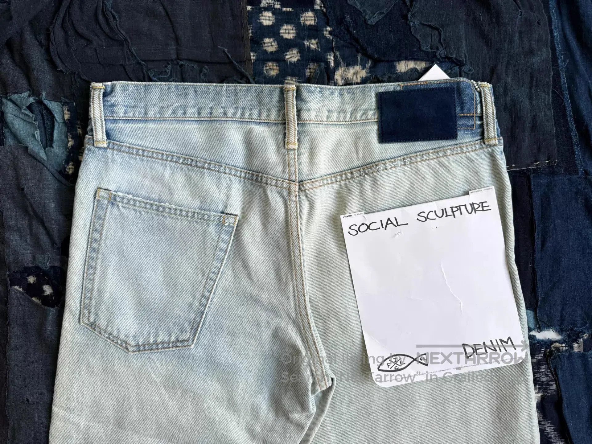 Visvim Distressed Blue Denim Jeans Size 30. Size US 30 / EU 46 - 6 Thumbnail