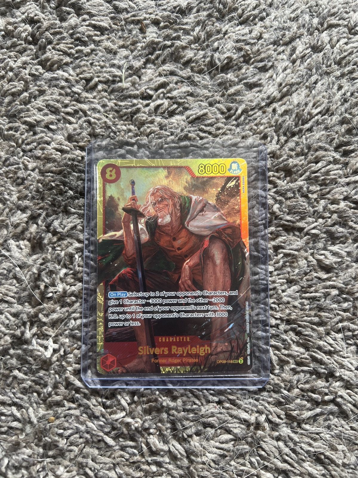 One Piece One Piece Silvers Rayleigh Card Size ONE SIZE - 1 Thumbnail