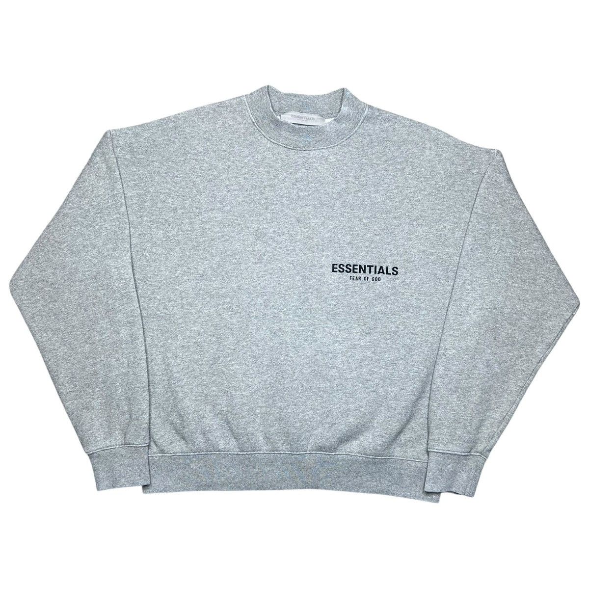 Fear of God Essentials Fear Of God Gray Spell Out Pullover Sweatshirt Size US XXS / EU 40 - 2 Thumbnail