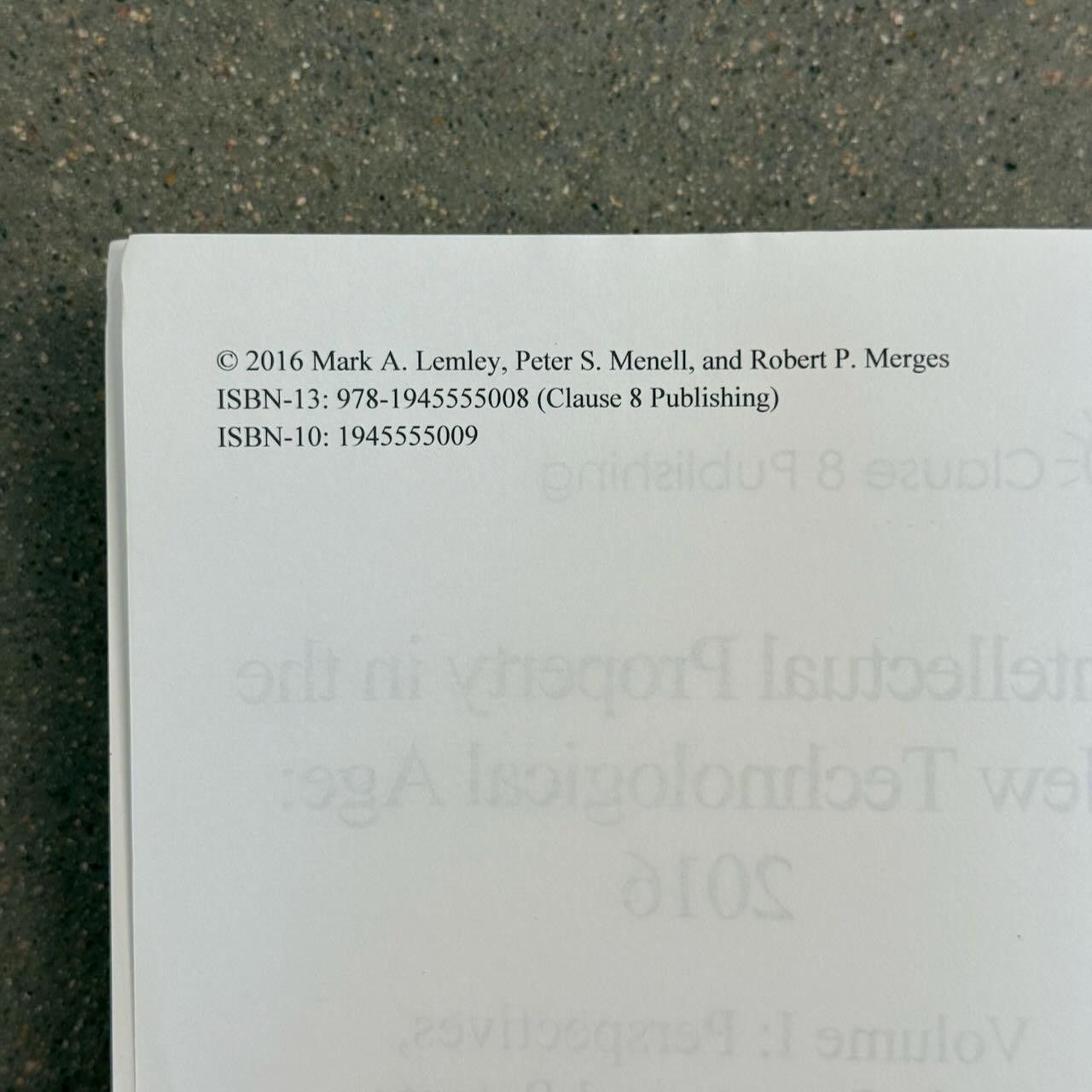 Designer IPNTA2016 Complete Set Vol. I & II - Intellectual Property Size ONE SIZE - 5 Thumbnail