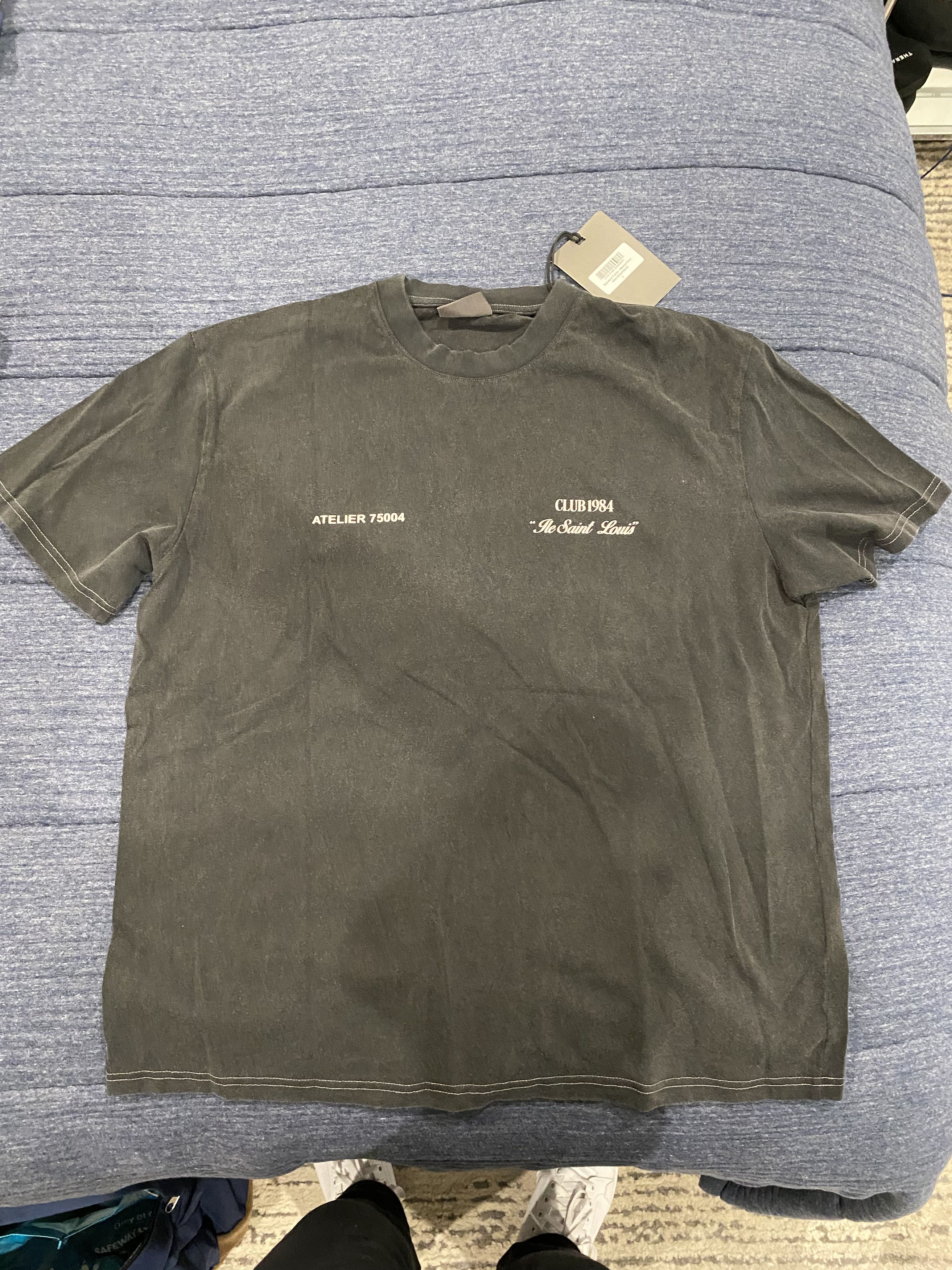 999 Club Signature T-Shirt Washed Gray Size US L / EU 52-54 / 3 - 1 Thumbnail