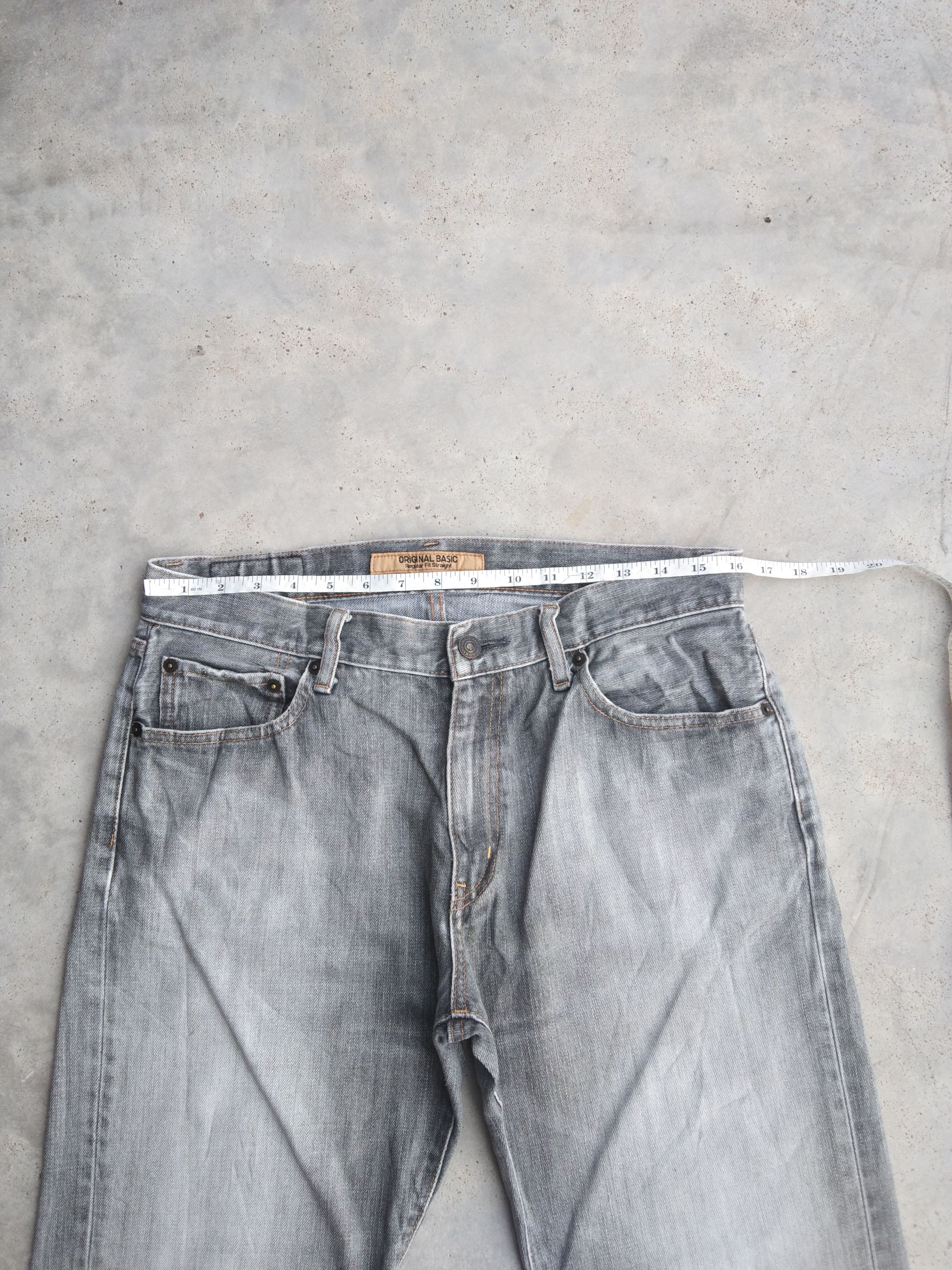 Japanese Brand Vintage Smoke Grey Faded Uniqlo S-002 Distressed Jeans 32x32 Size US 32 / EU 48 - 5 Thumbnail
