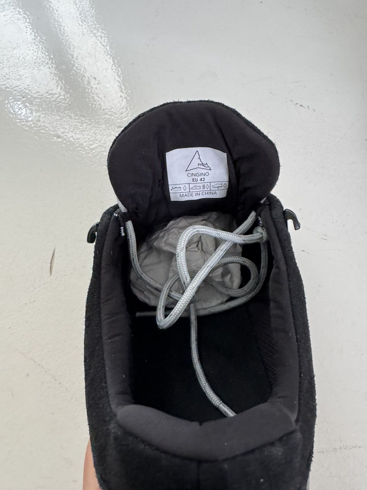 ROA ROA Black Cingino Low-top Shoes Size US 9 / EU 42 - 7 Thumbnail