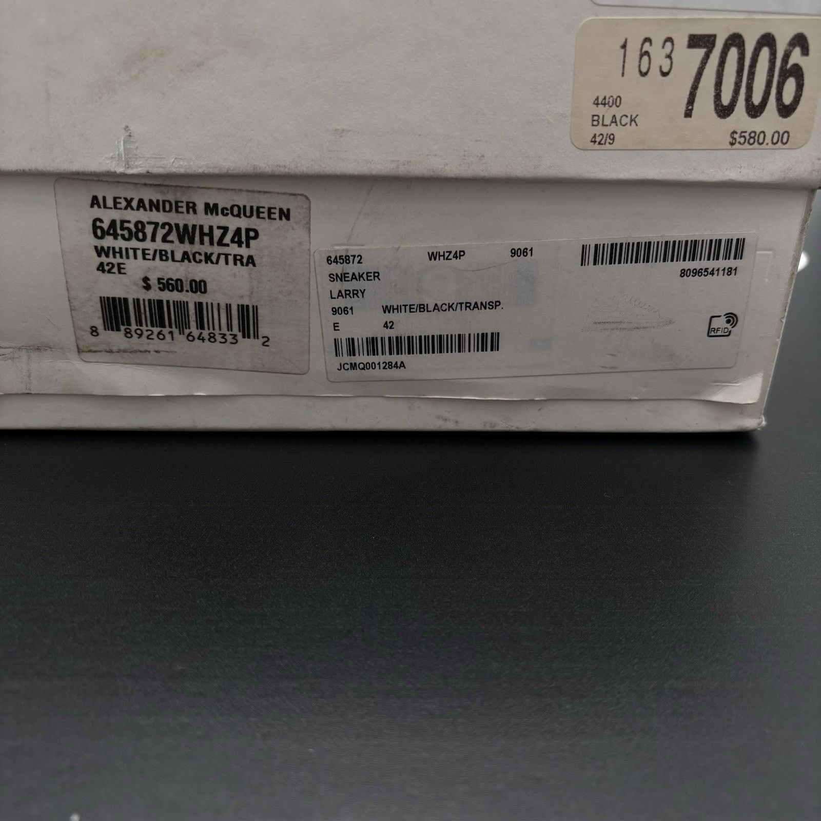 Alexander McQueen Alexander McQueen ' Transparent Sole, Snakeskin ' GREAT COND Size US 9 / EU 42 - 21 Thumbnail
