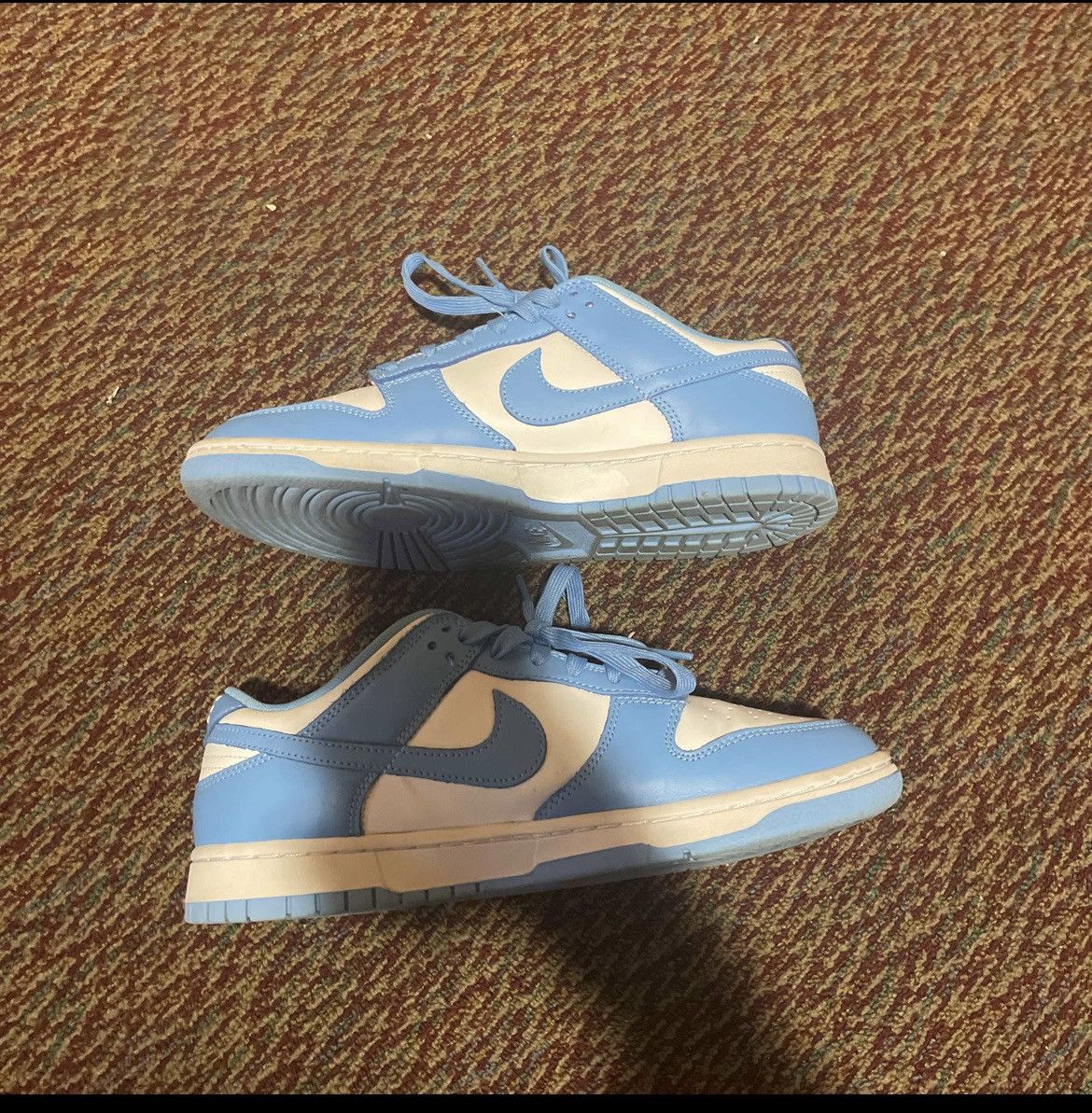 image of Nike Dunk University Blue Shoes, Men's (Size 9.5)