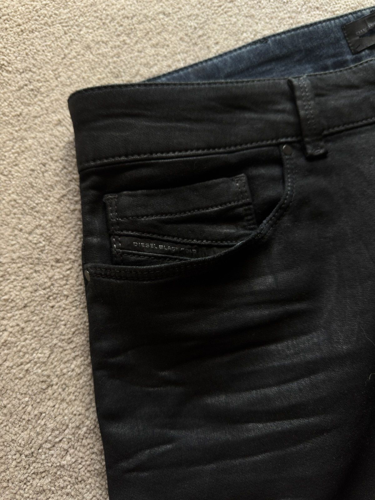 Diesel Black Gold Diesel Black Gold Skinny/Knitted Jeans Size US 32 / EU 48 - 10 Thumbnail