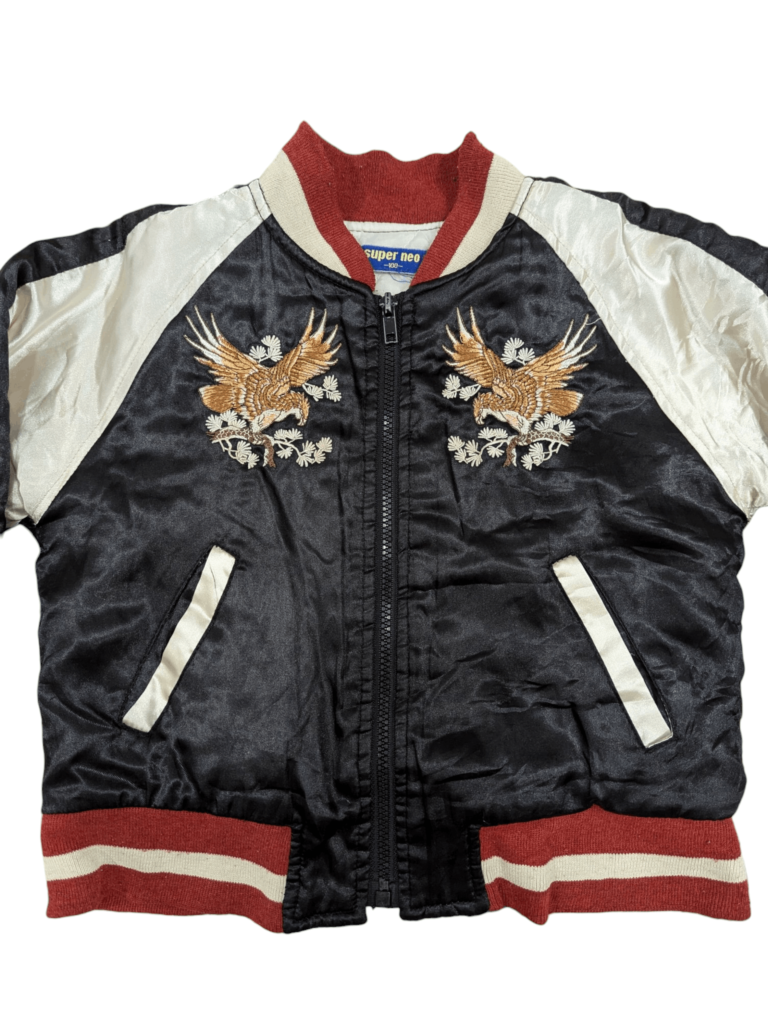 Japanese Brand SUKAJAN JACKET EMBROIDERY GARUDA Size US XXS / EU 40 - 2 Thumbnail