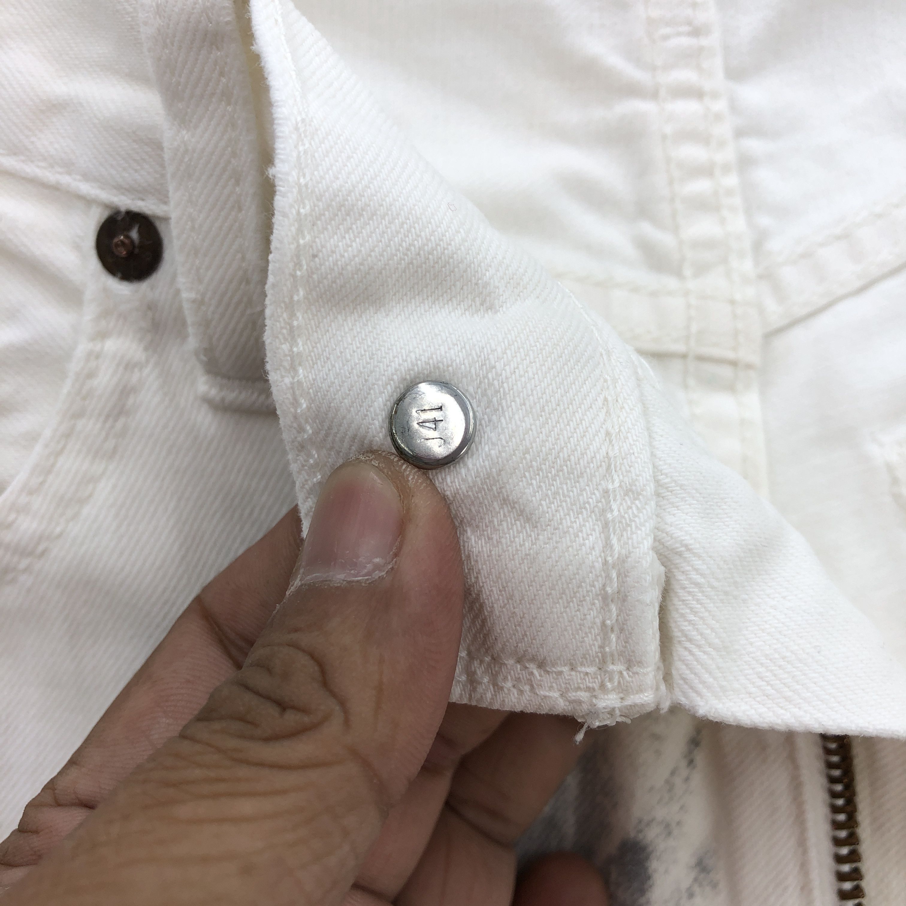 Levi's Rare Vintage Levis Jeans Printed Phoenix Levi's White Denim Size US 30 / EU 46 - 7 Thumbnail
