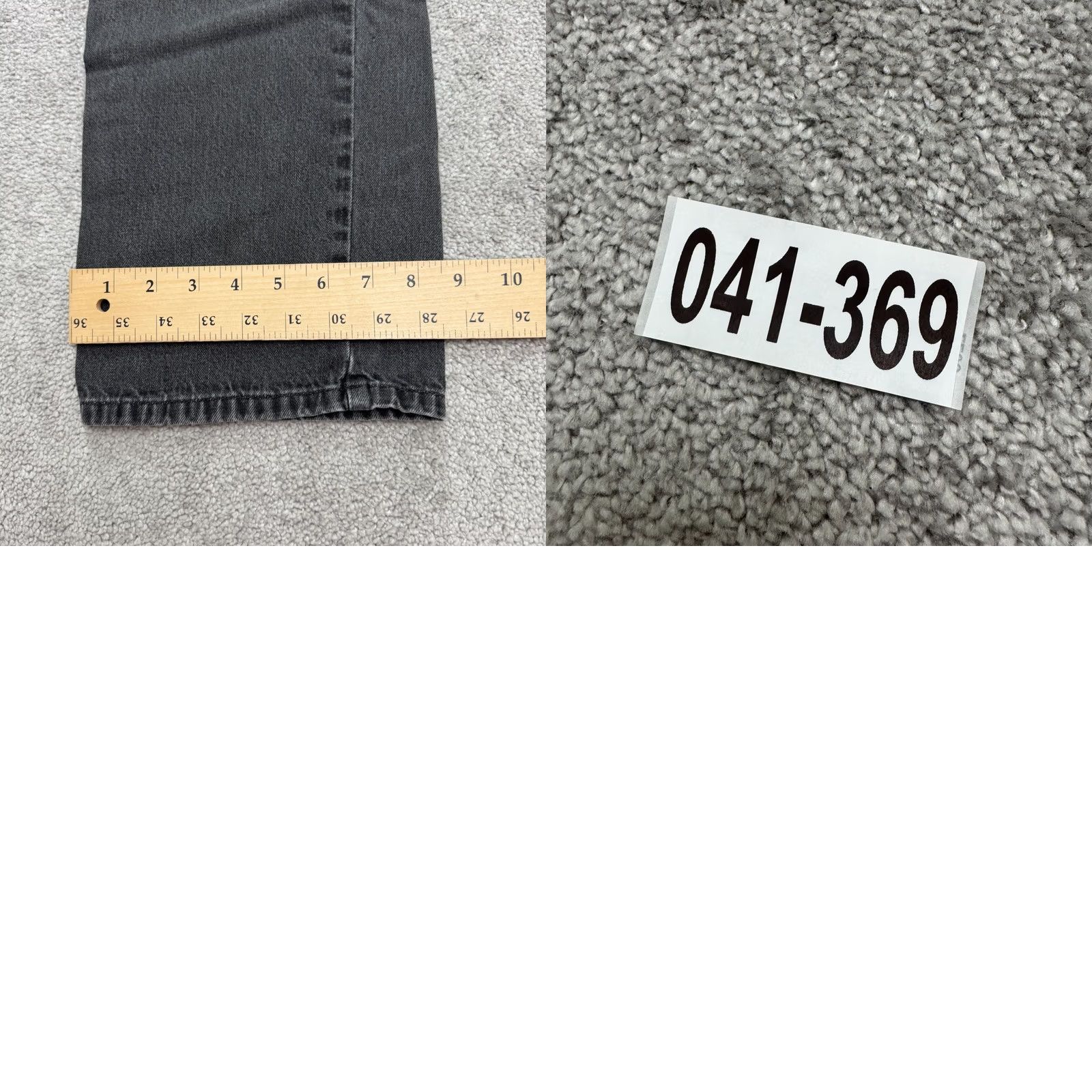Vintage L.L. Bean Jeans Mens 38x30 Straight Denim 100% Cotton Black Classic Fit Size US 38 / EU 54 - 10 Thumbnail