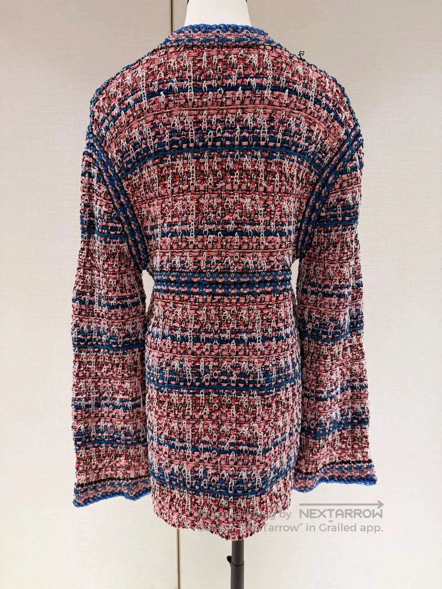 Chanel Chanel Runway Pink Blue Cardigan Size 38. Size US M / EU 48-50 / 2 - 2 Thumbnail