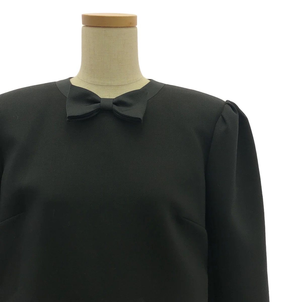 Miu Miu Miu Miu Grain De Poudre Mini Dress w/ Bow size 38 Size XS / US 0-2 / IT 36-38 - 2 Thumbnail