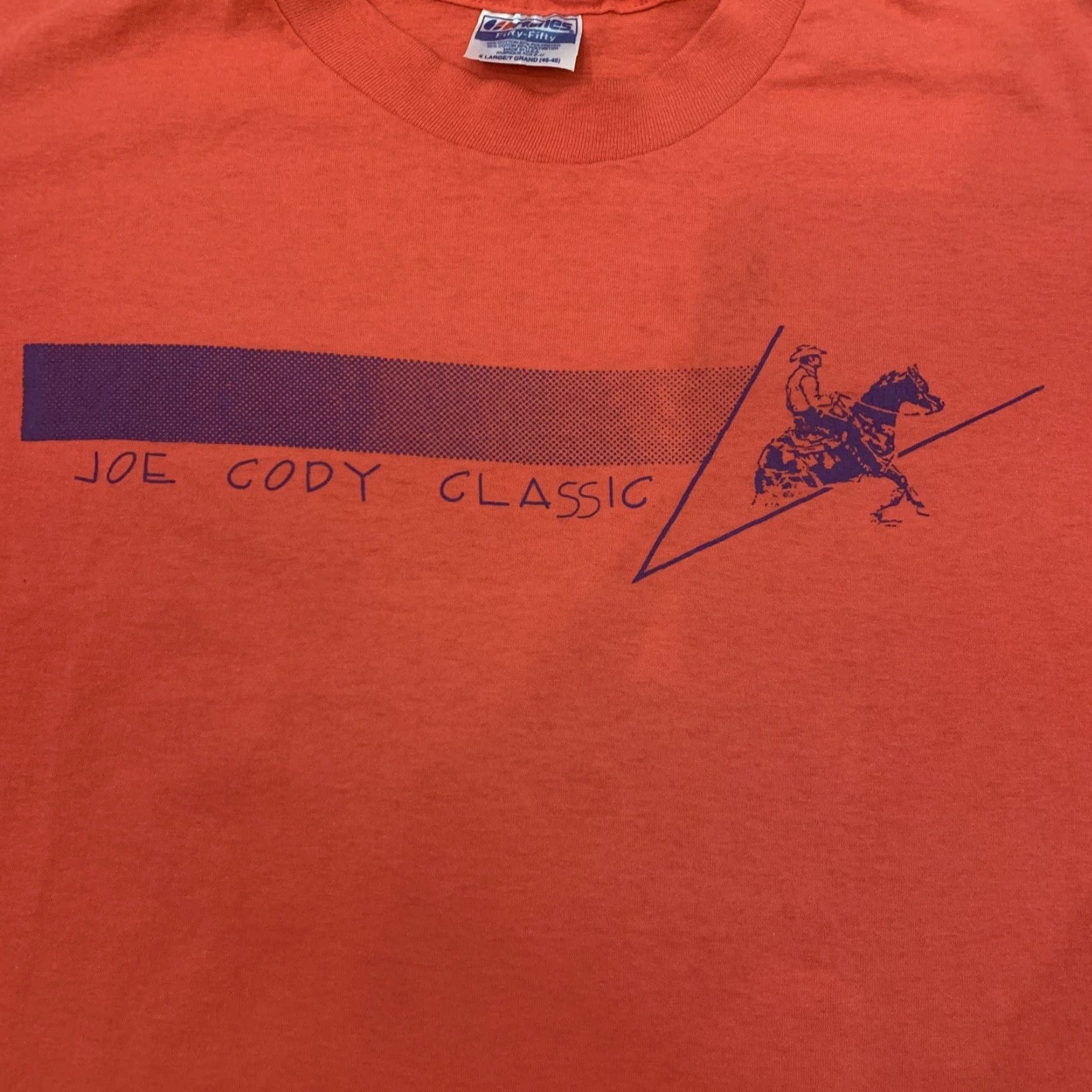 Vintage VINTAGE Joe Cody Classic Willow Brook Farms T-Shirt XL Pink Men 1993 Catasauqua PA Size US XL / EU 56 / 4 - 2 Thumbnail