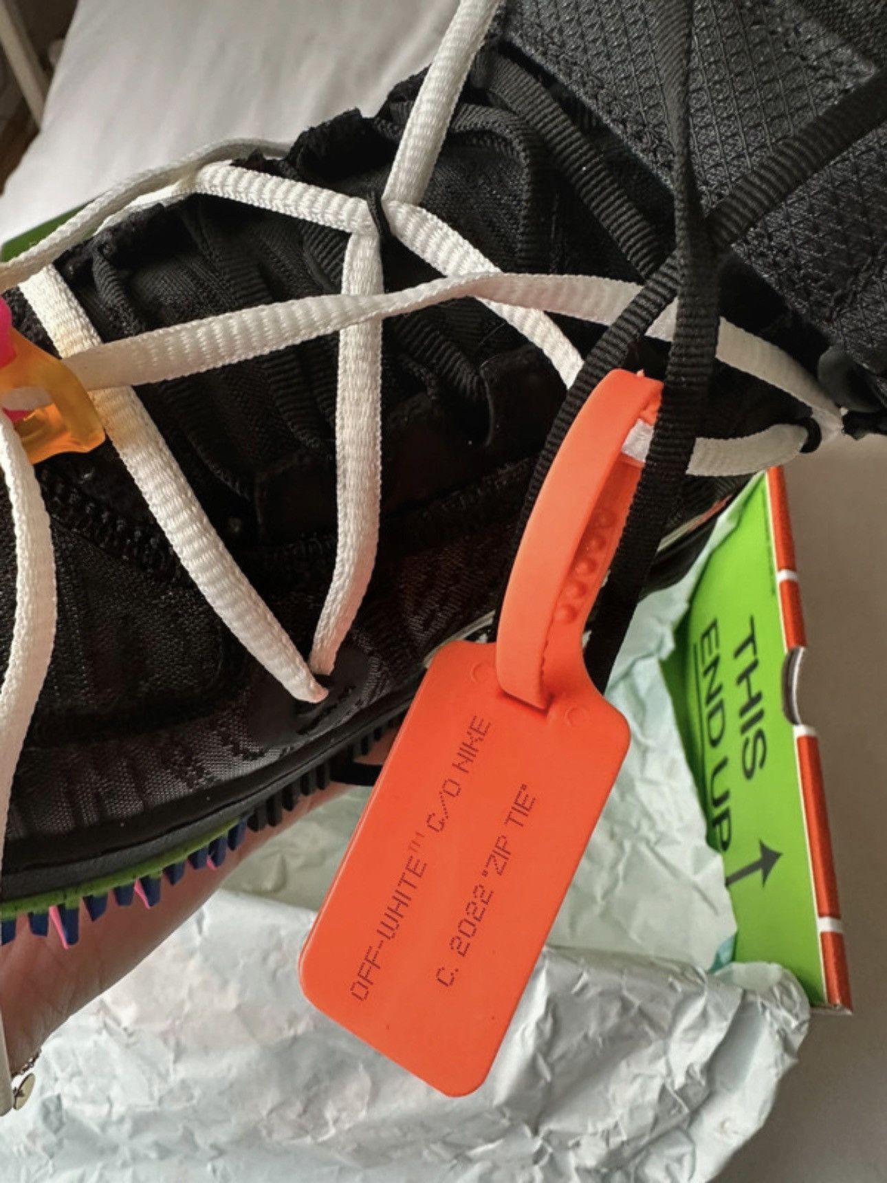 Off-White Off-White x Air Force 1 Mid 'Black' Size US 5.5 / EU 38 - 2 Thumbnail