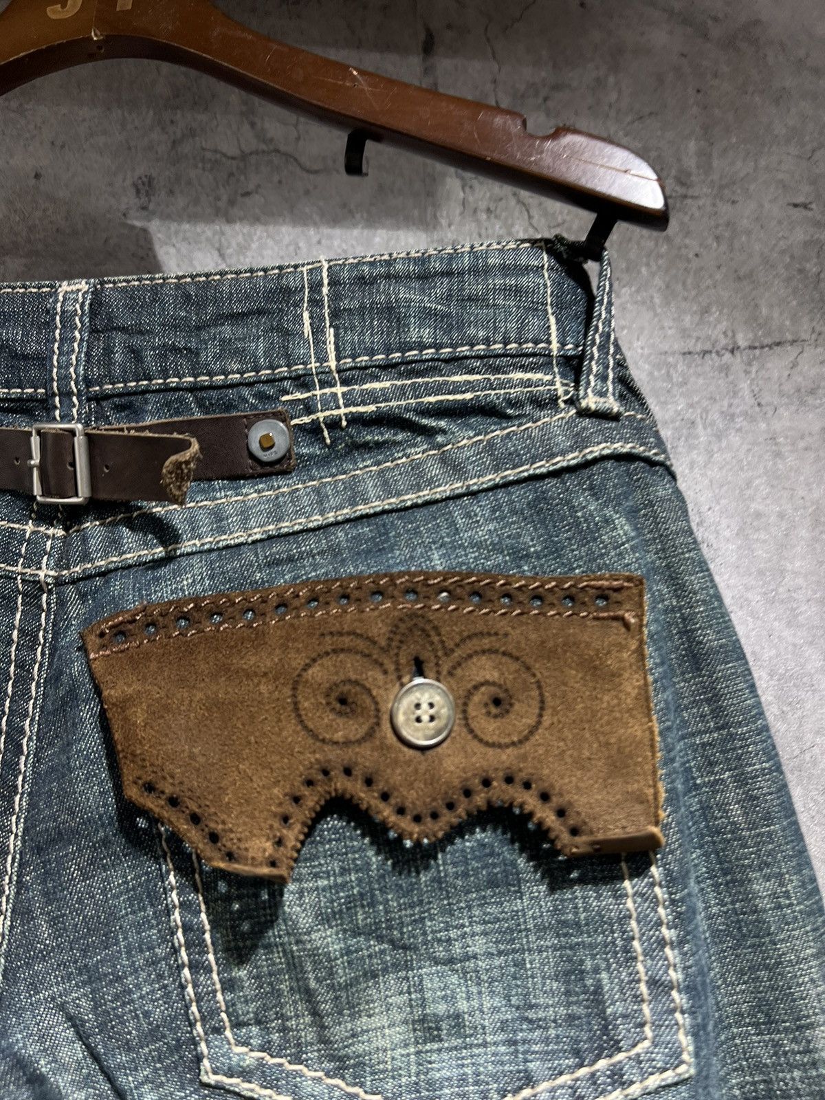 Marithe + Francois Girbaud 00’s MARITHE FRANCOIS GIRBAUD RARE VINTAGE JEANS COWBOY Size US 30 / EU 46 - 5 Thumbnail