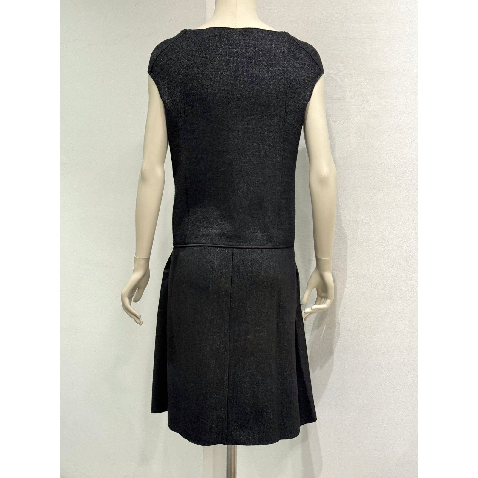 Yves Saint Laurent 2000s Yves Saint Laurent Rive Gauche neckline top & skirt Size M / US 6-8 / IT 42-44 - 6 Thumbnail