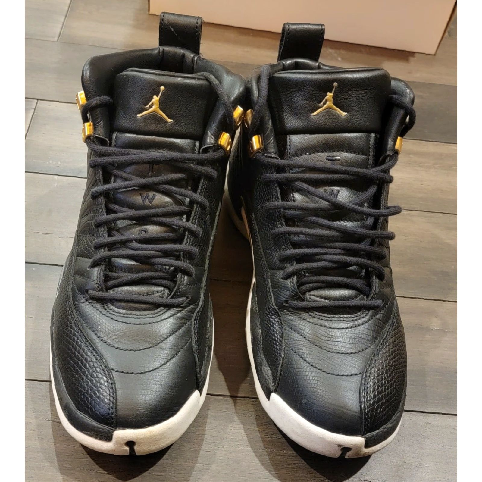 Jordan Brand Jordan | Air Jordan 12 | Retro | Reptile Black | 2019 | Size 8.5 | AO6068-007 | Women | Sneaker Size US 9 / IT 39 - 3 Thumbnail