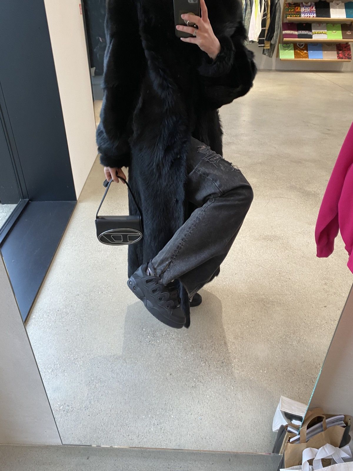 Other Black mink Fur Coat Size M / US 6-8 / IT 42-44 - 8 Thumbnail
