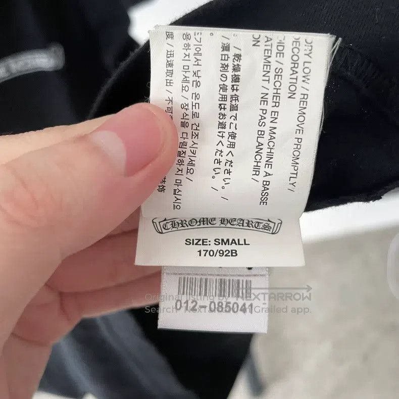 Chrome Hearts CHROME HEARTS Size S Black Phantom Cross Short Sleeve Size US S / EU 44-46 / 1 - 7 Thumbnail