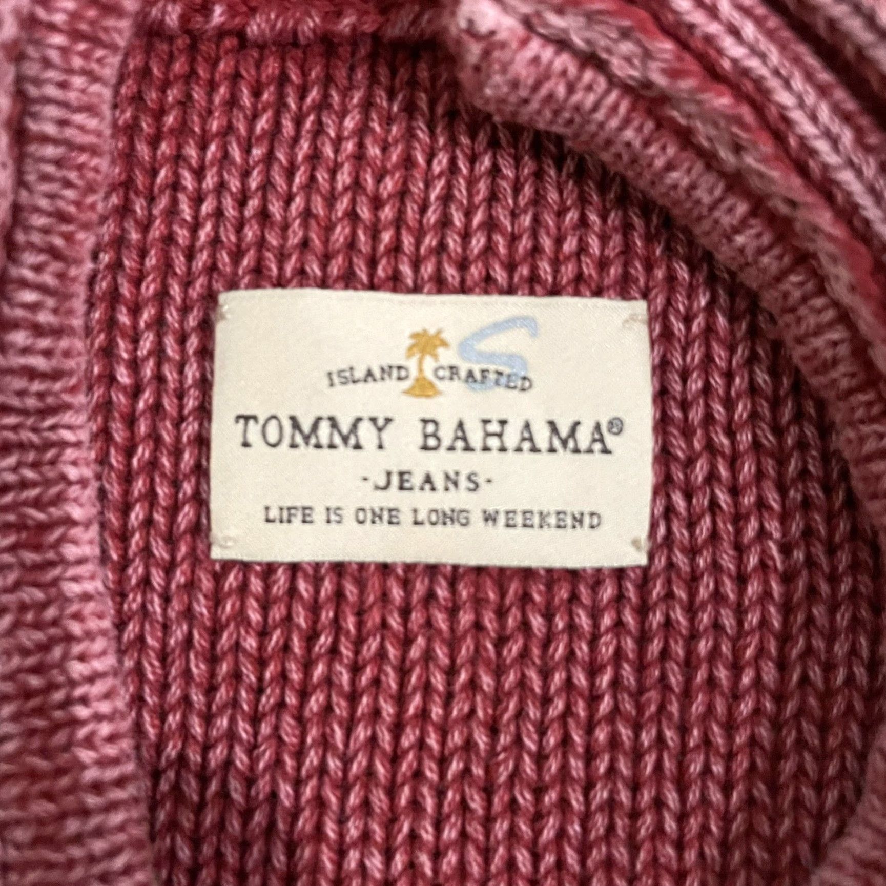 Tommy Bahama Tommy Bahama Jacket Mens Size L Red 100% cotton half zip Windbreaker Size US L / EU 52-54 / 3 - 4 Thumbnail