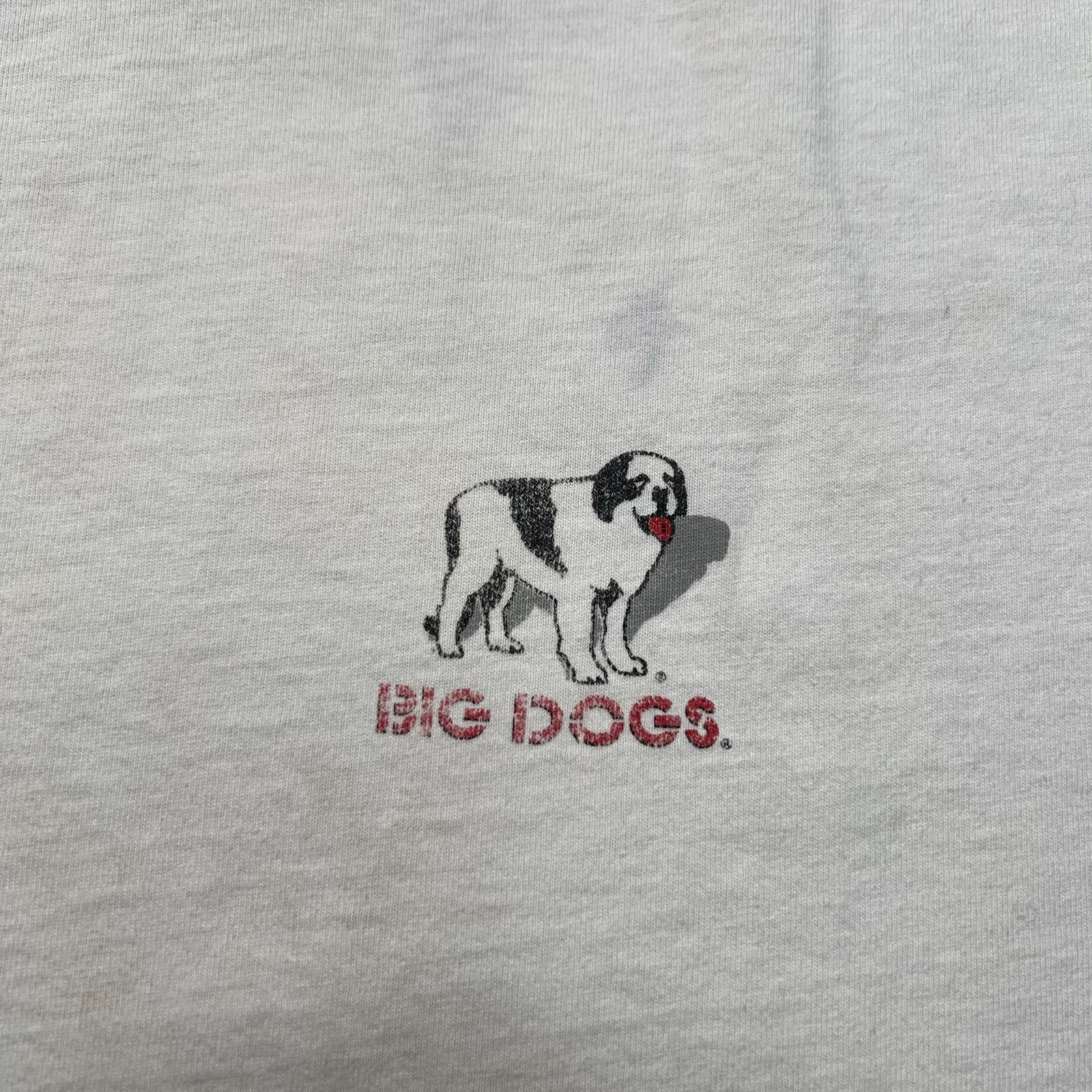 Big Dogs Vintage Big Dogs T Shirt Mens XXL White Ringer Attitude Y2K Size US XXL / EU 58 / 5 - 3 Thumbnail