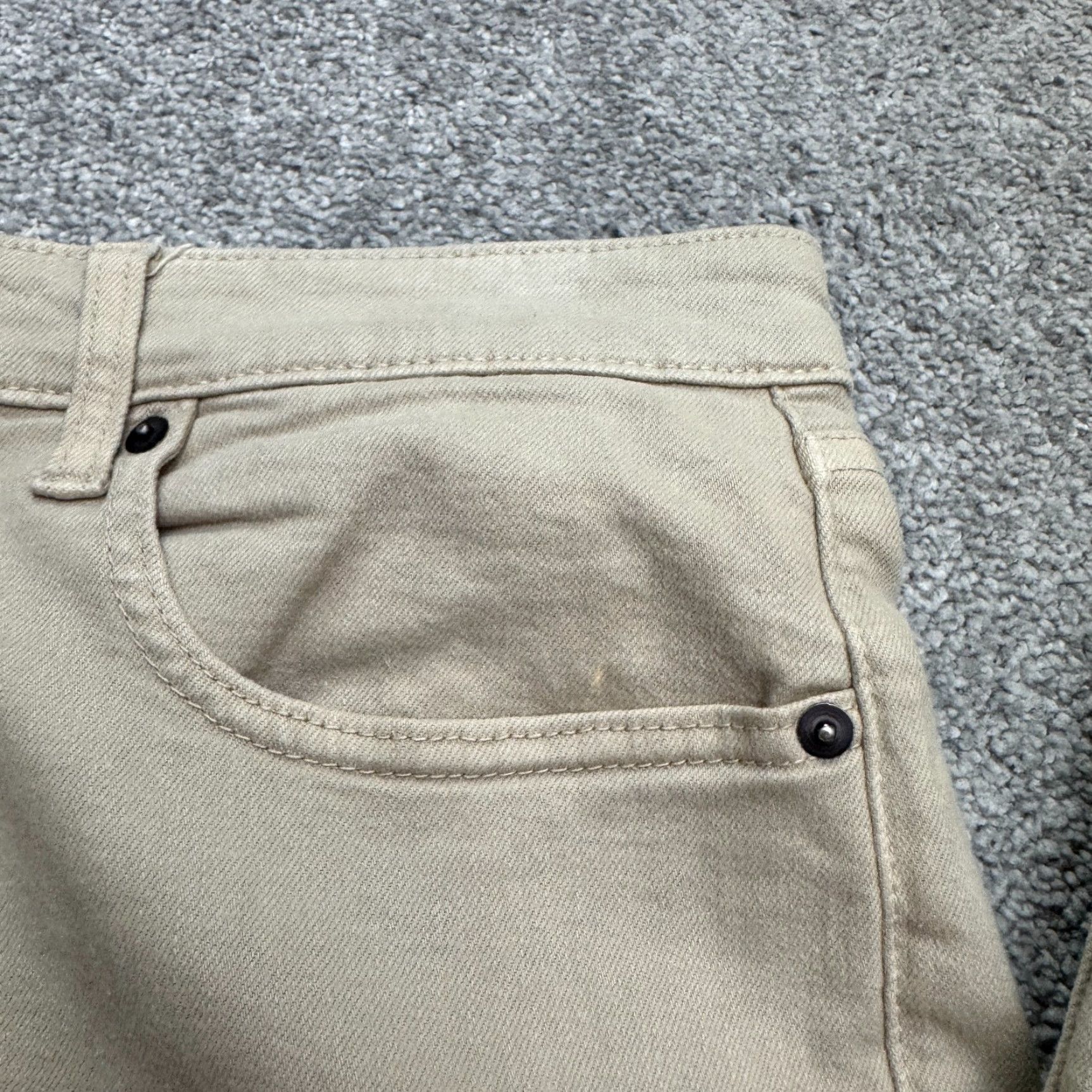Bonobos VINTAGE Bonobos Slim Fit Denim Jeans Mens 34x32 Beige Cotton Blend Straight 5-Pocket Design USA Classic Designer Preppy Mens Size US 34 / EU 50 - 7 Thumbnail
