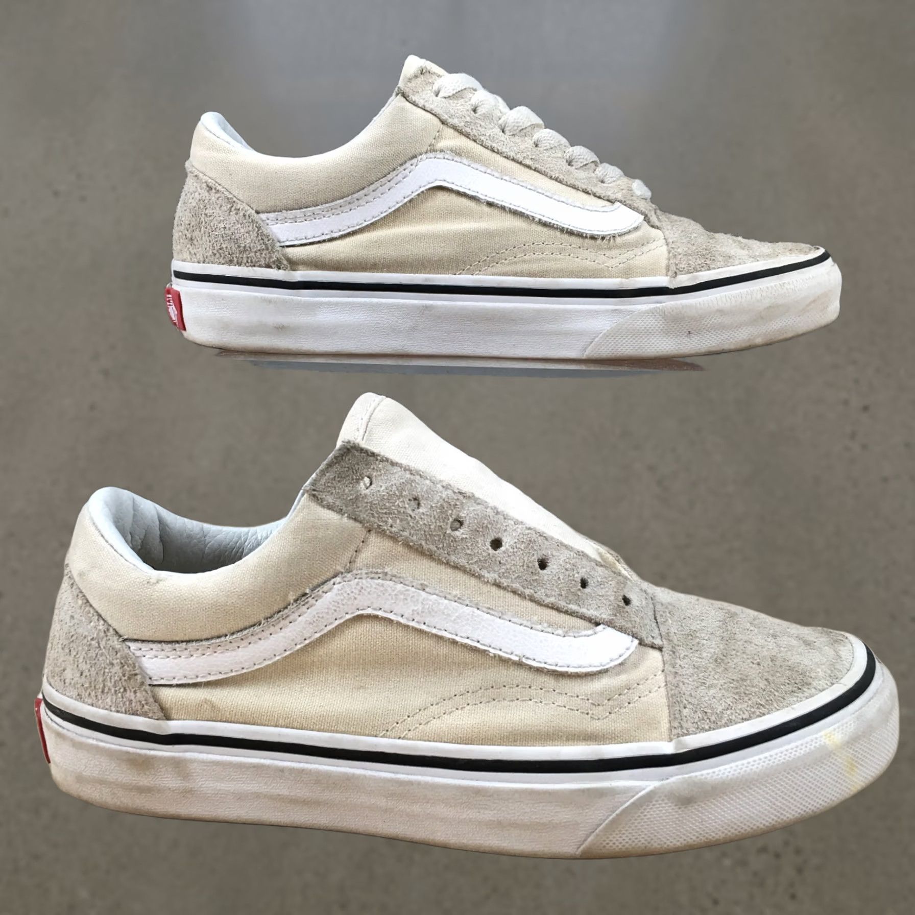 Vans VANS Old Skool Shoes Mens 5.5 Womens 5.5 Low Top Beige Sneakers Nike? Size M / US 6-8 / IT 42-44 - 1 Thumbnail