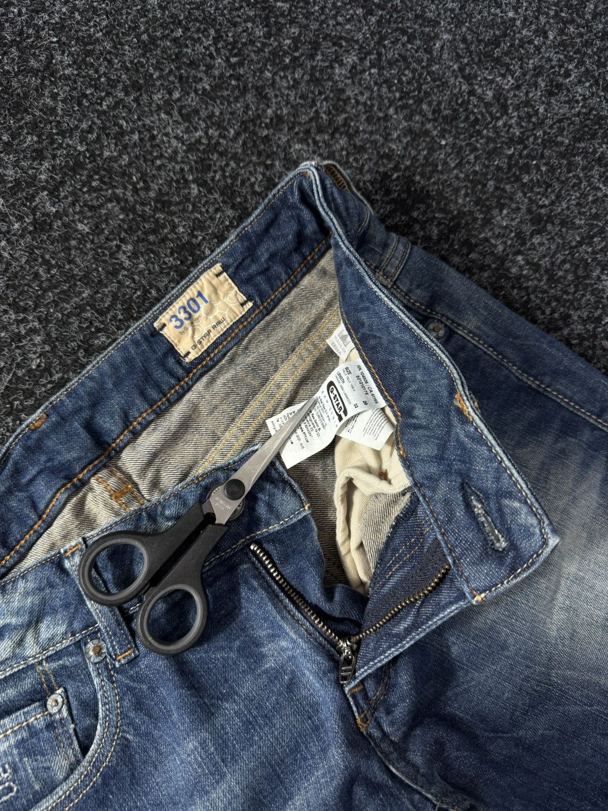 G-Star × If Six Was Nine × Vintage Vintage 90s Avant Garde G-Star RAW denim pants y2k style Size 29" - 7 Thumbnail