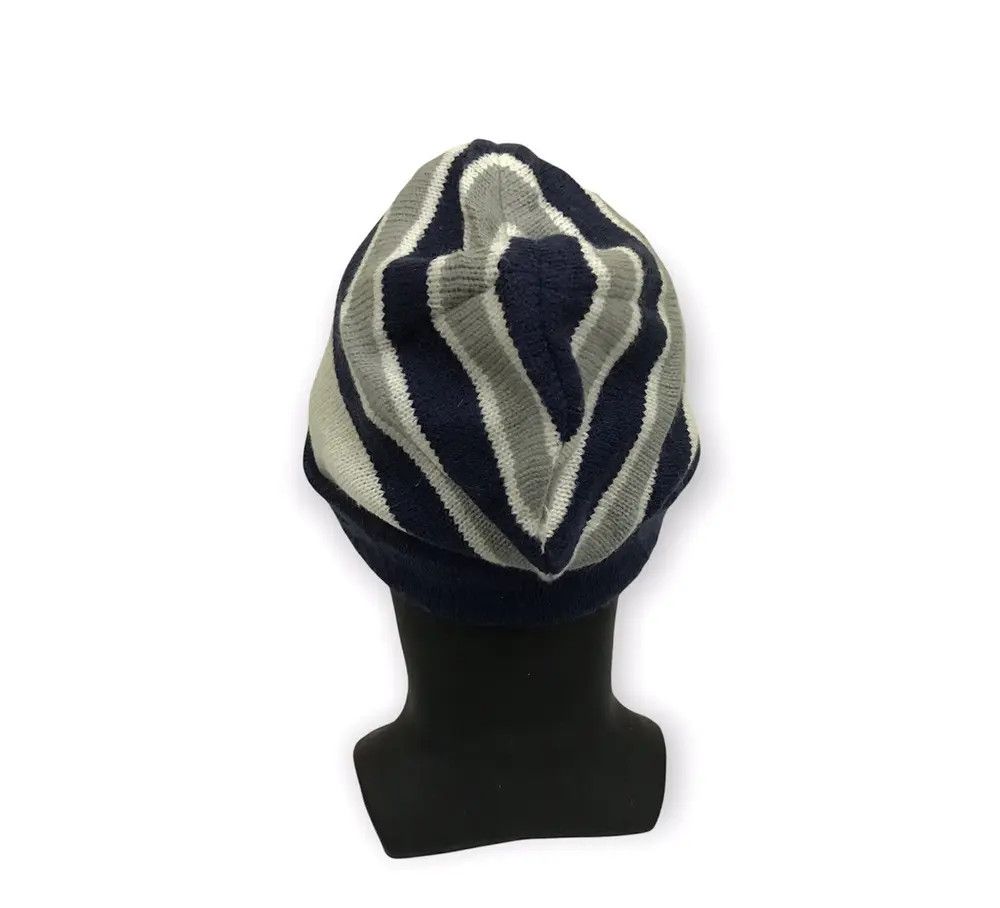 Japanese Brand × Vintage Japanese Brand Stripe Design Beanie Hat Size ONE SIZE - 3 Thumbnail