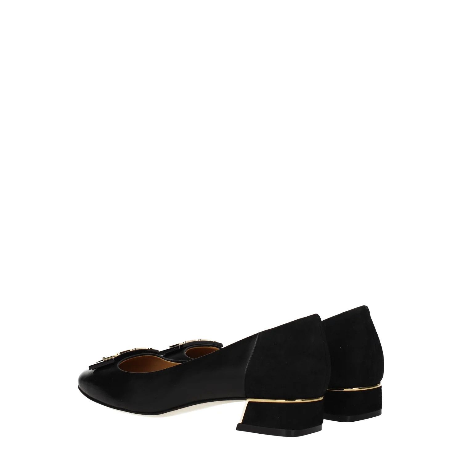 Tory Burch ob1o1e1124 Leather Ballet Flats in Black Size US 5 / IT 35 - 4 Thumbnail