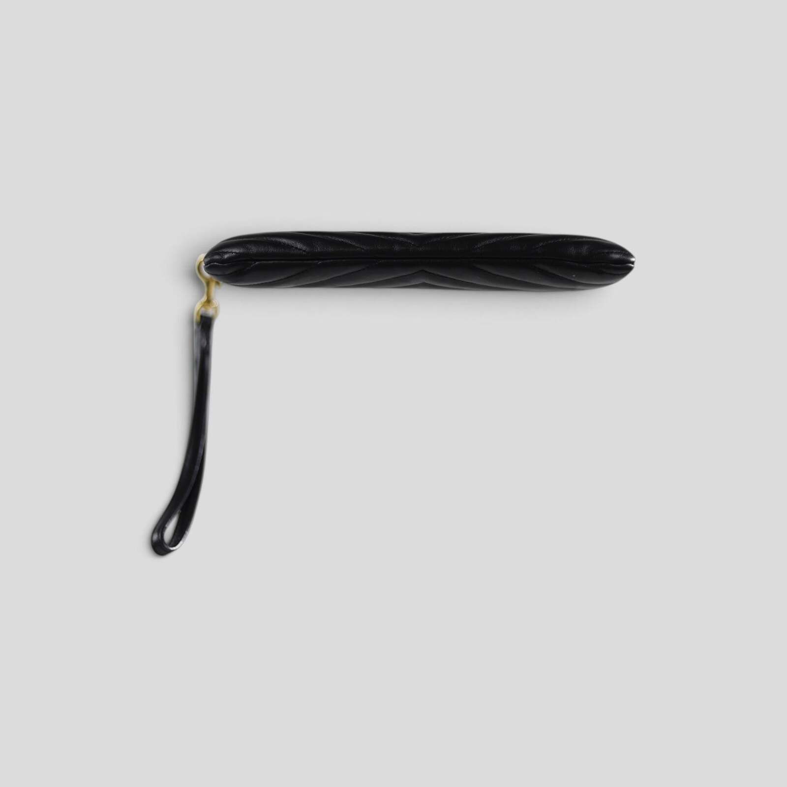 Saint Laurent Paris Saint Laurant YSL Monogram Quilted Leather Clutch in Black Size ONE SIZE - 7 Thumbnail
