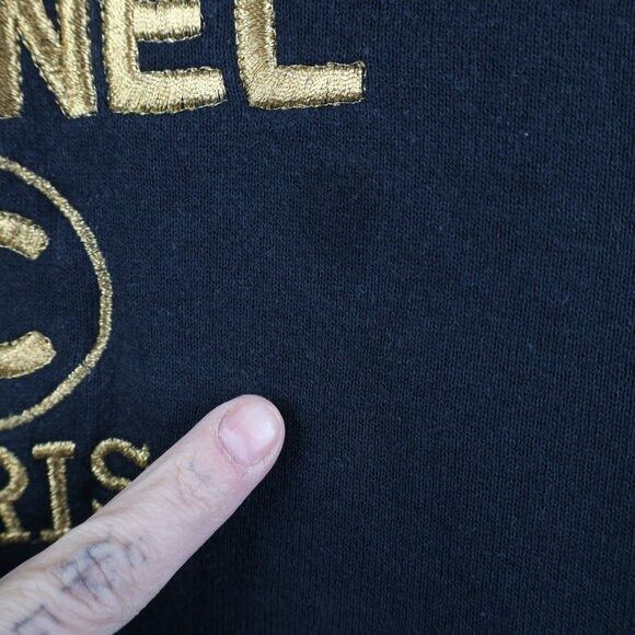Fruit Of The Loom Vintage 90s Streetwear Boot Chanel Paris Sweatshirt Size XL / US 12-14 / IT 48-50 - 7 Thumbnail