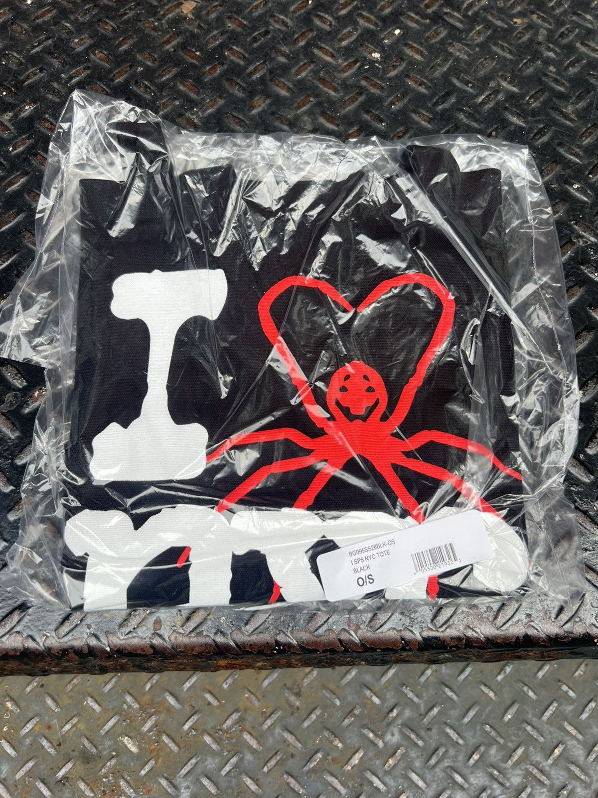 Sp5der Sp5der NYC EXCLUSIVE Tote Bag I Love NYC Size ONE SIZE - 1 Thumbnail
