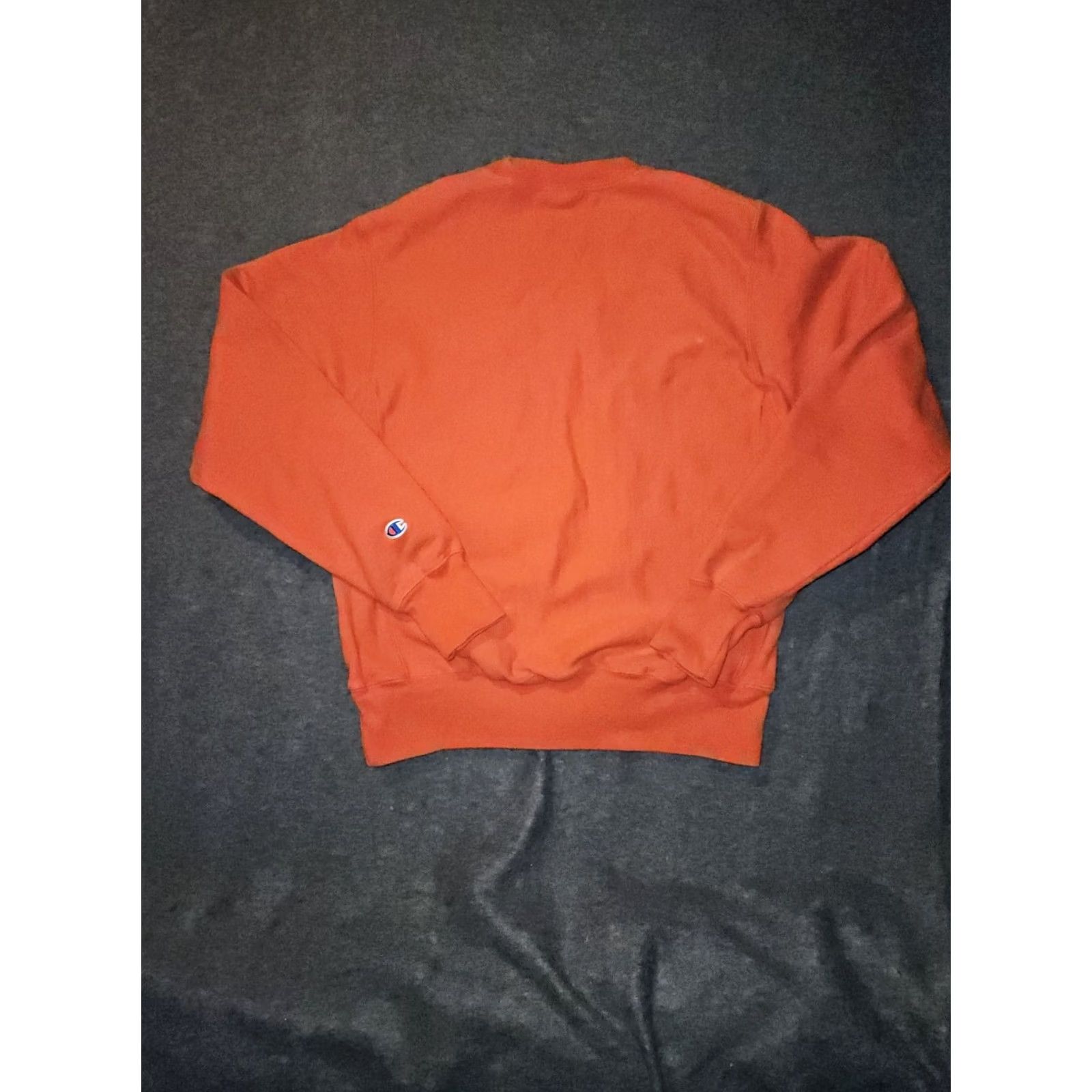 Champion VINTAGE Champion Reverse Weave Sweatshirt Unisex Small Orange Long Sleeve Crew Neck Sweatshirt Men Mens 80s 90s Sports Logo Pullover Fleece Stretch Size US S / EU 44-46 / 1 - 6 Thumbnail